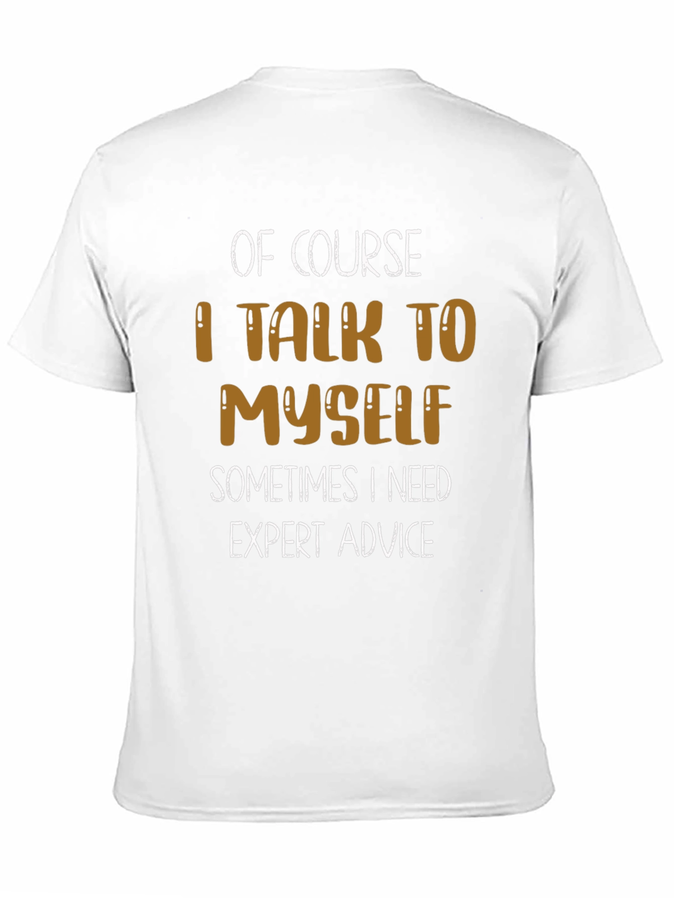Black Funny "Expert Advice" Graphic T-Shirt view 11