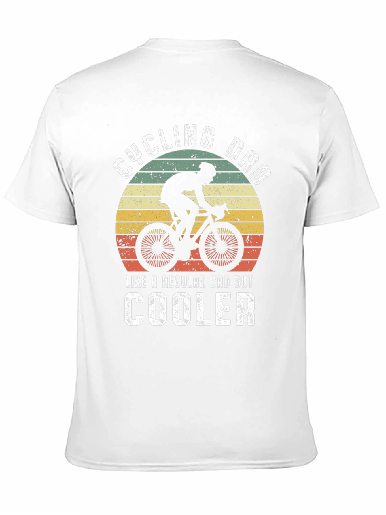 Black Cycling Dad T-Shirt - Like a Regular Dad But Cooler view 11