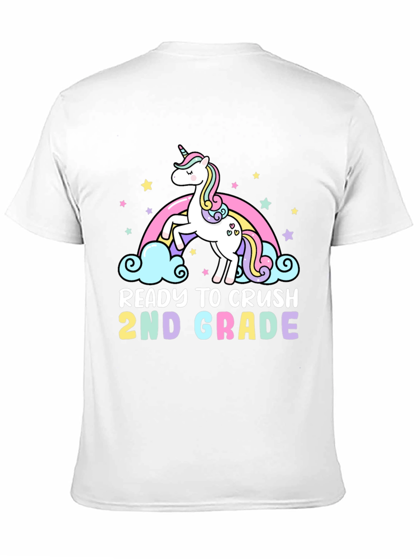 Ready to Crush 2nd Grade Unicorn T-Shirt - 11