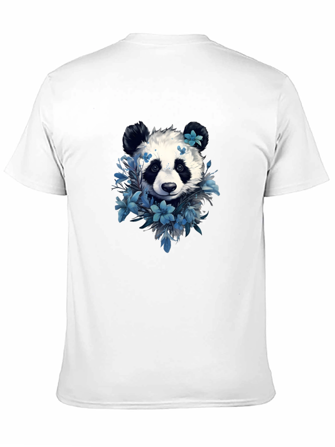 Black Panda Floral Graphic Tee - Stylish Comfort view 11