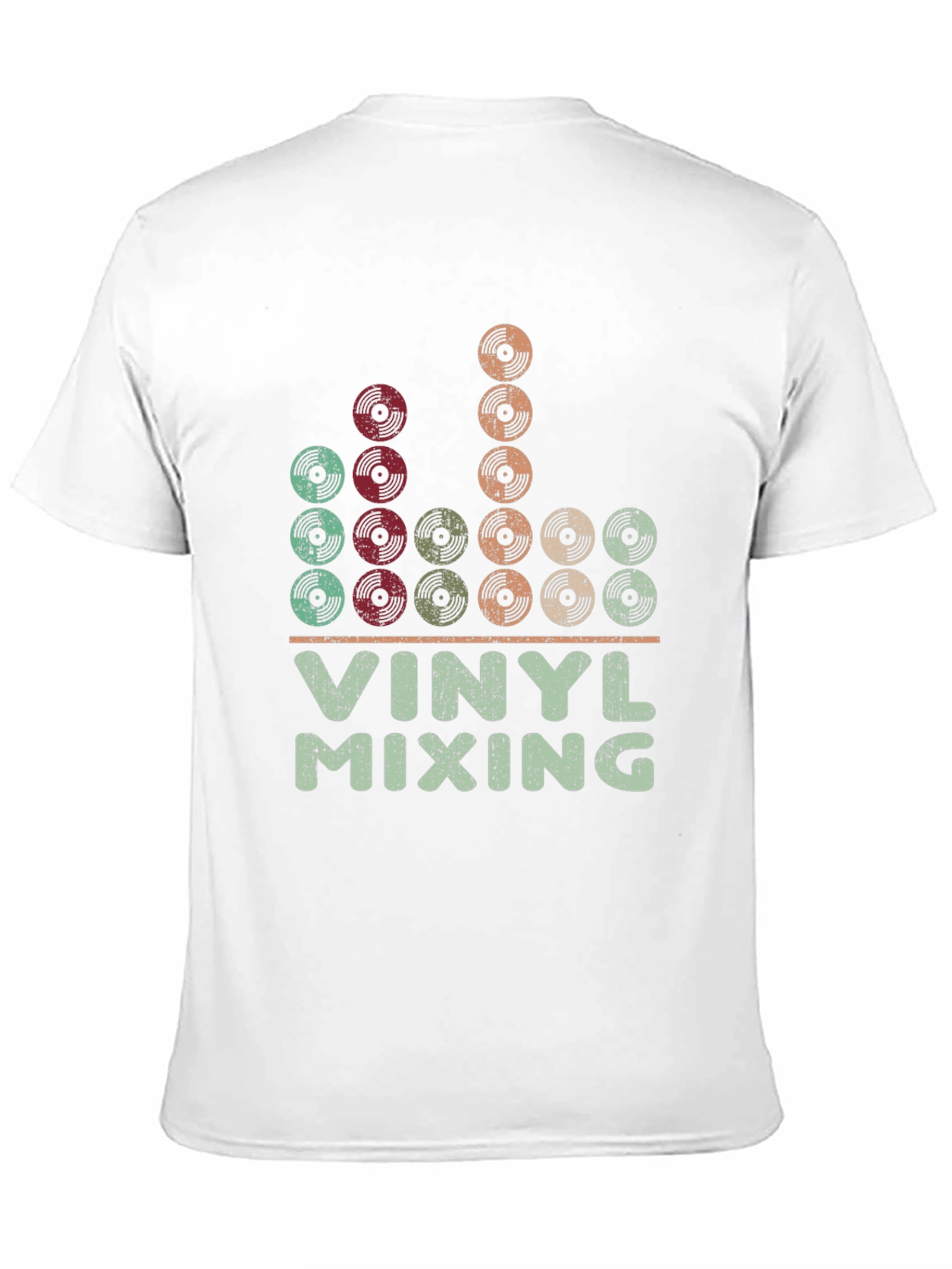 Black Vinyl Mixing Graphic Tee view 11