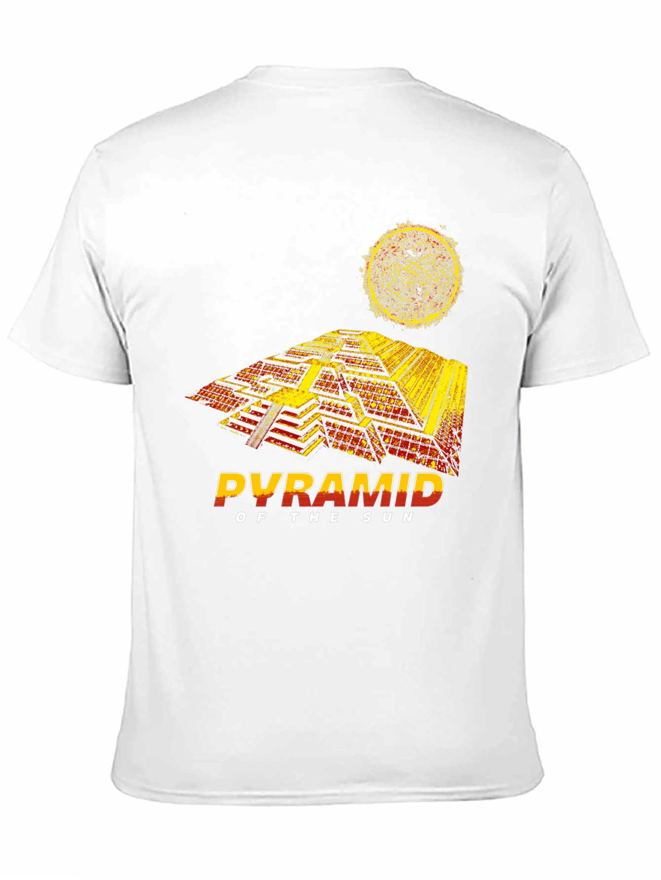 Black Pyramid of The Sun Graphic T-Shirt view 11