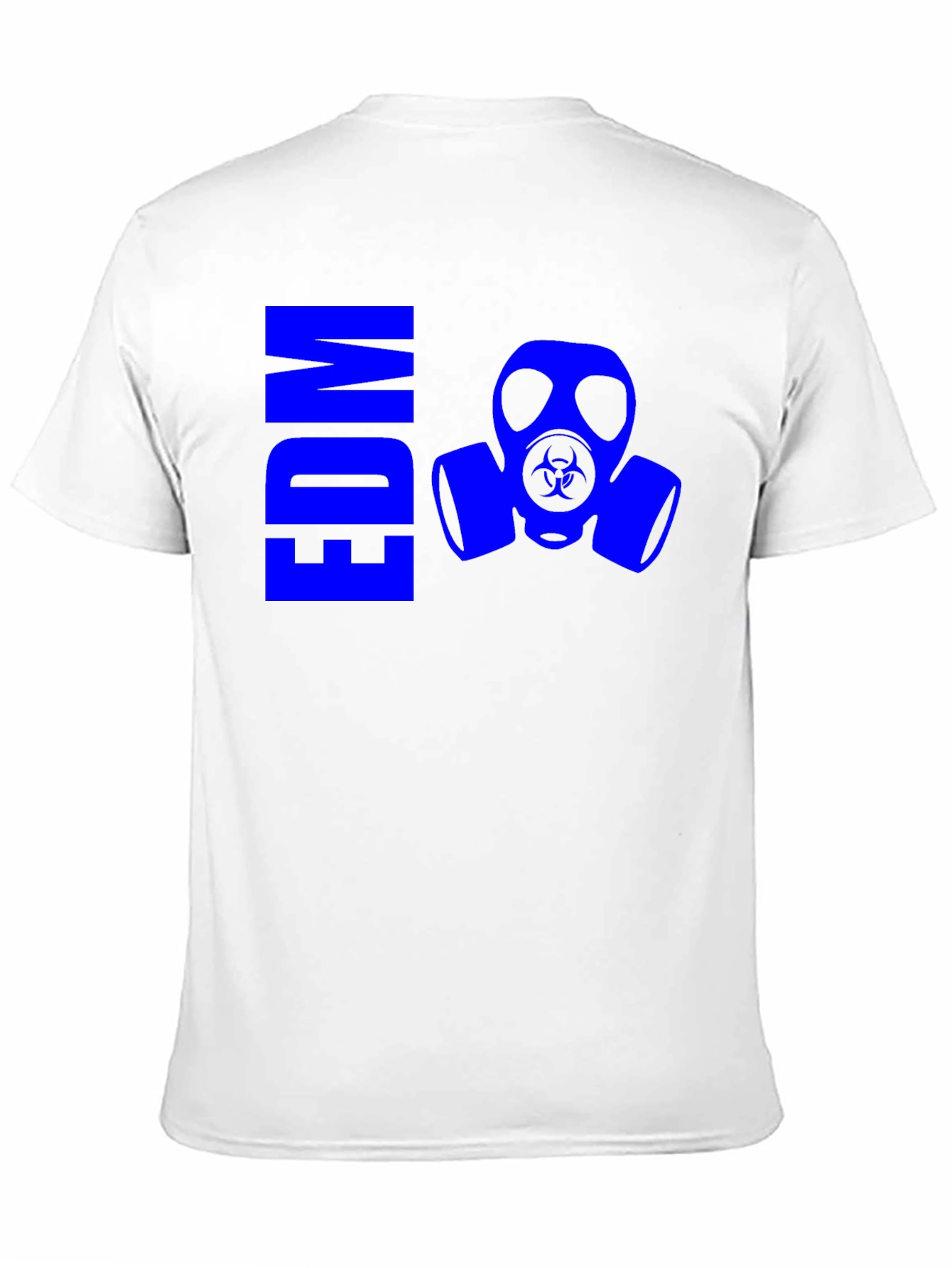 EDM Gas Mask Graphic Tee - Cool Black T-Shirt - 11