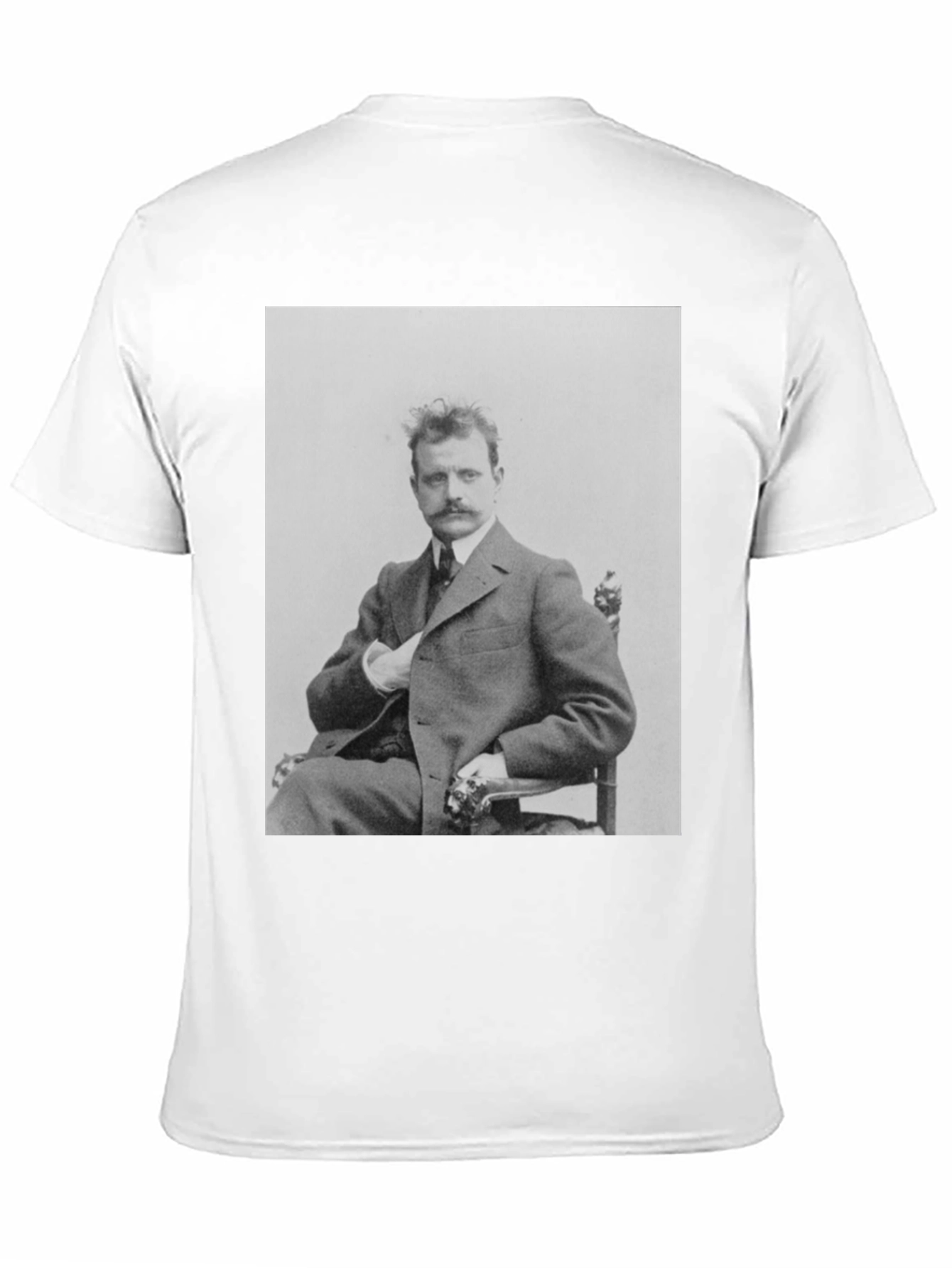 Black Vintage Portrait Tee - Classic Style view 11