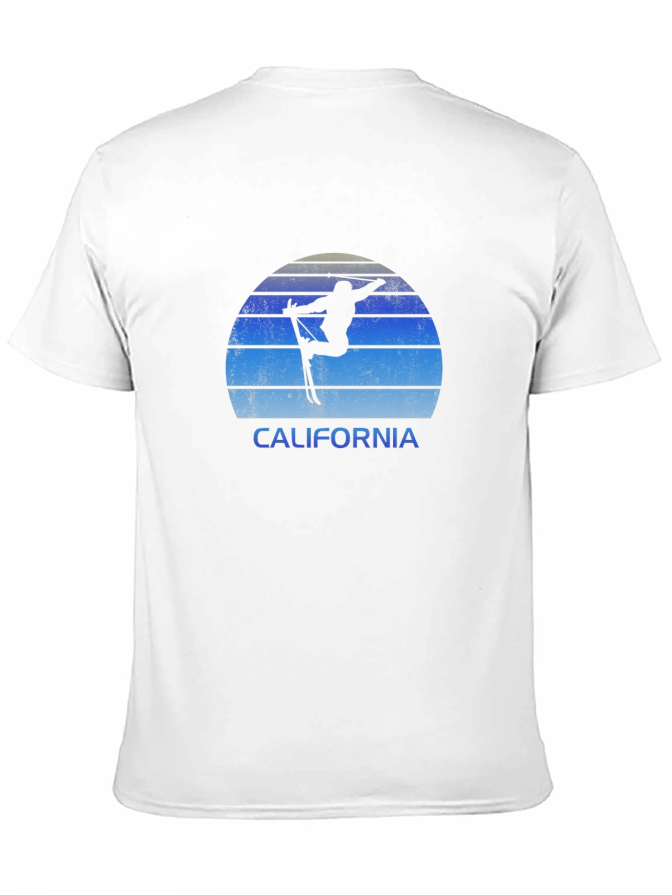 Black California Ski Sunset T-Shirt view 11