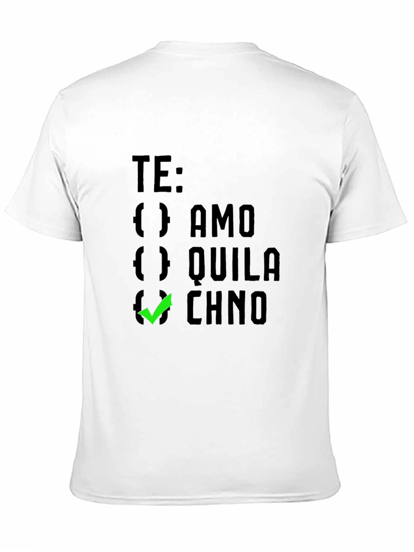 Black Te Amo Chino Graphic Tee - Black view 11