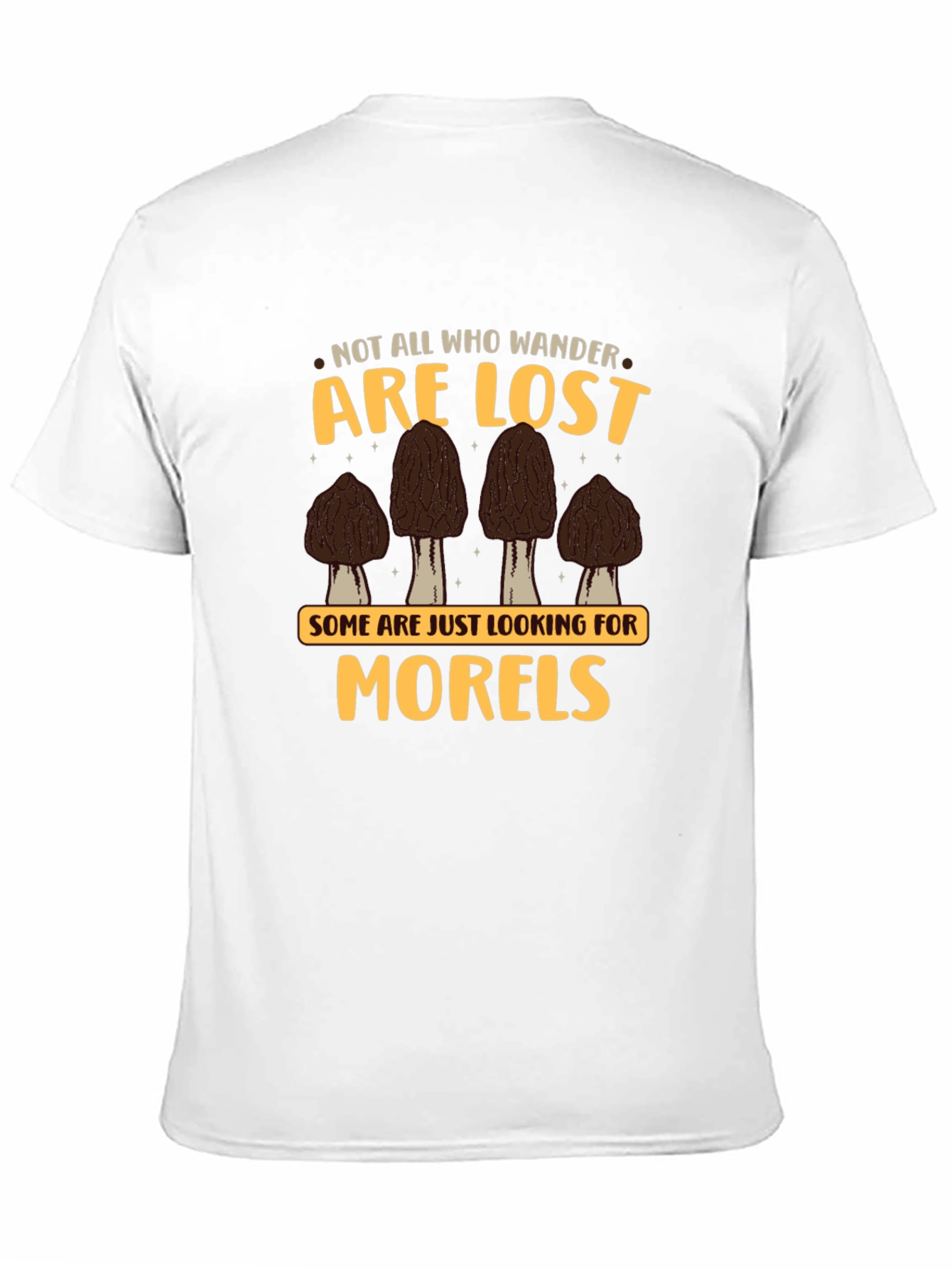 Black Morels T-Shirt - Not All Who Wander Are Lost view 11