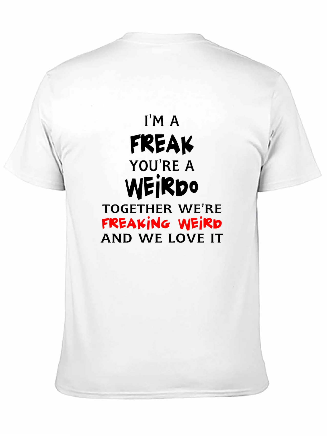 Black Freak Weirdo Graphic T-Shirt view 11