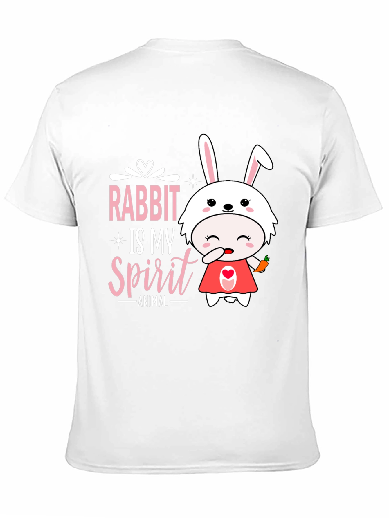 Black Rabbit Is My Spirit Animal T-Shirt view 11