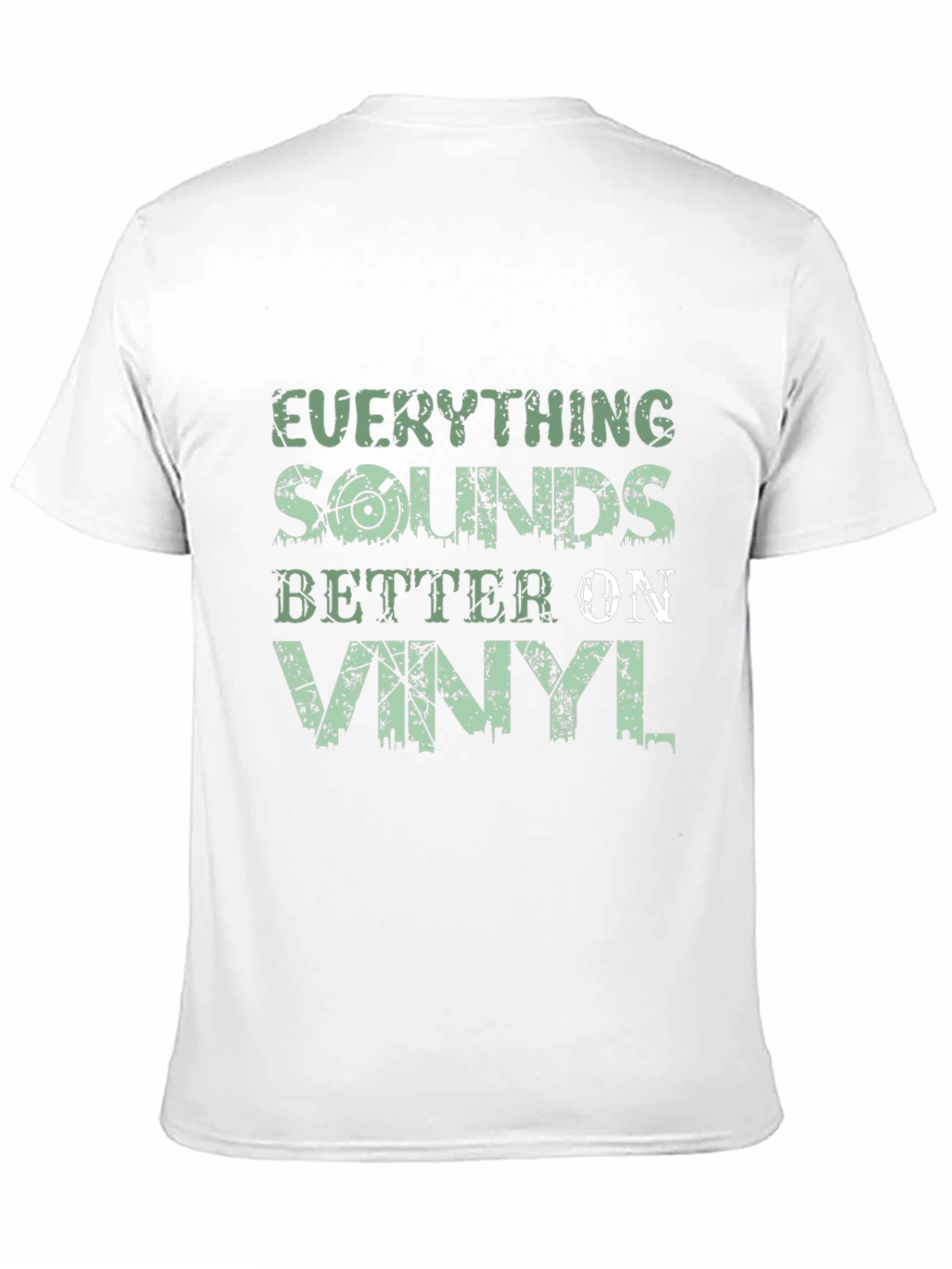 Black Everything Sounds Better on Vinyl T-Shirt view 11