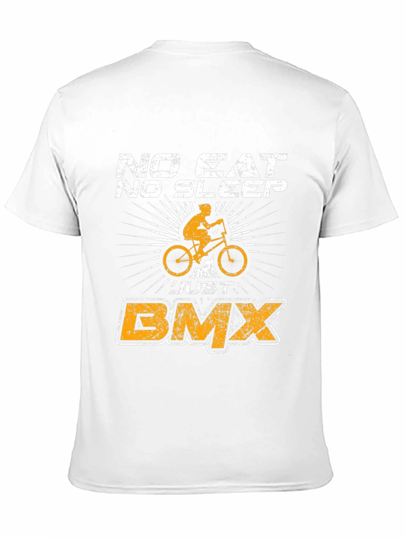 Black No Eat No Sleep Just BMX T-Shirt view 11
