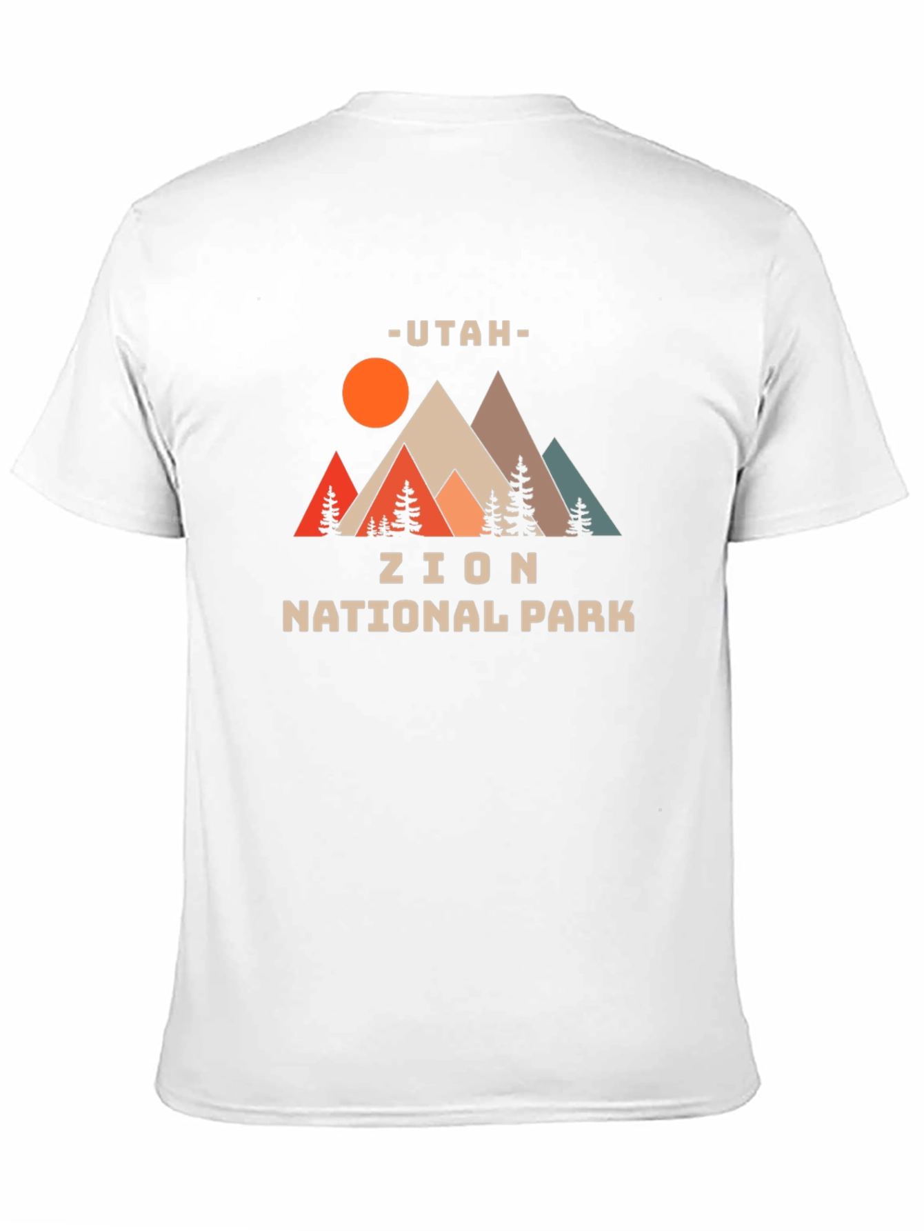 Black Utah Zion National Park Graphic T-Shirt view 11