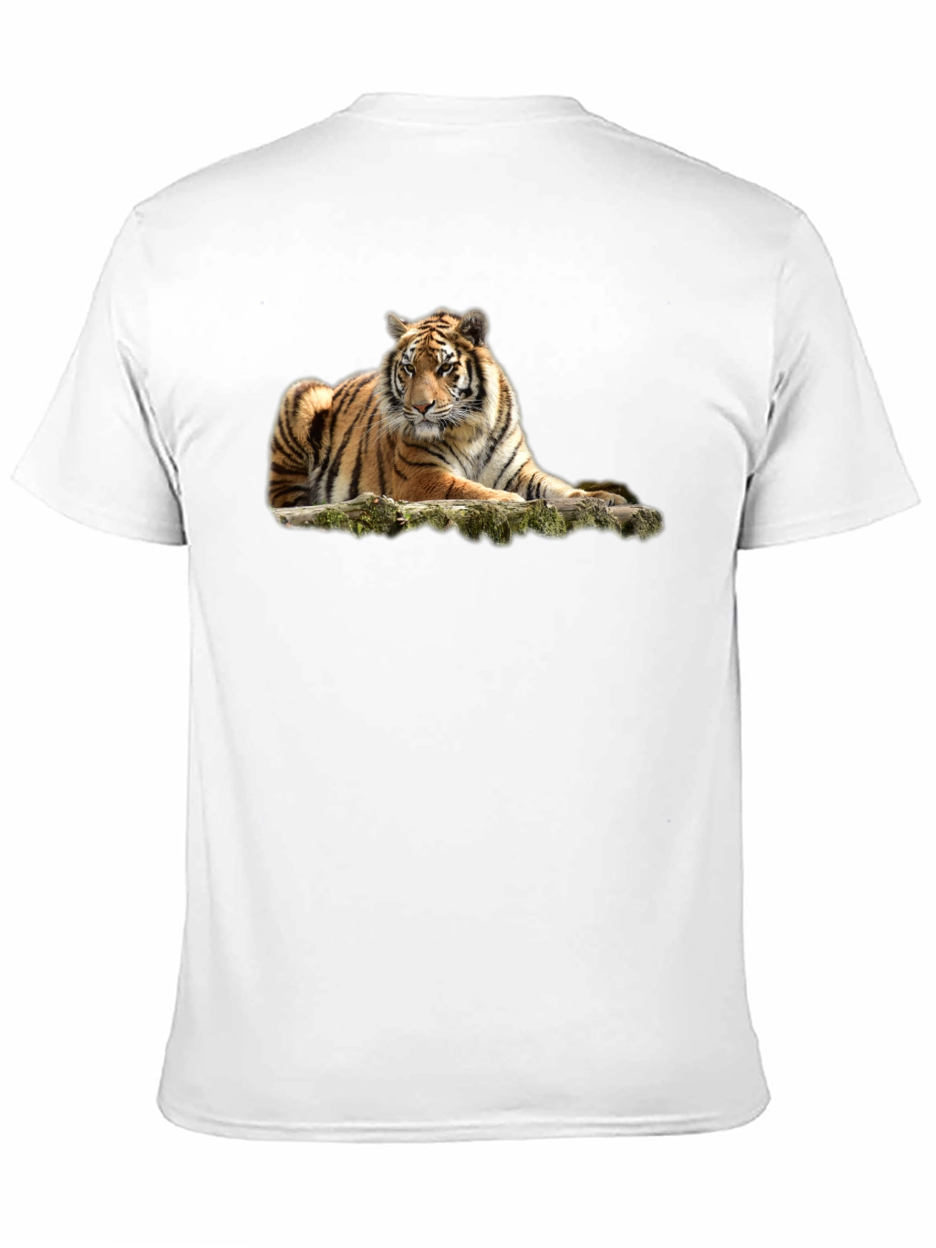 Black Tiger Graphic T-Shirt - Black Crew Neck Tee view 11