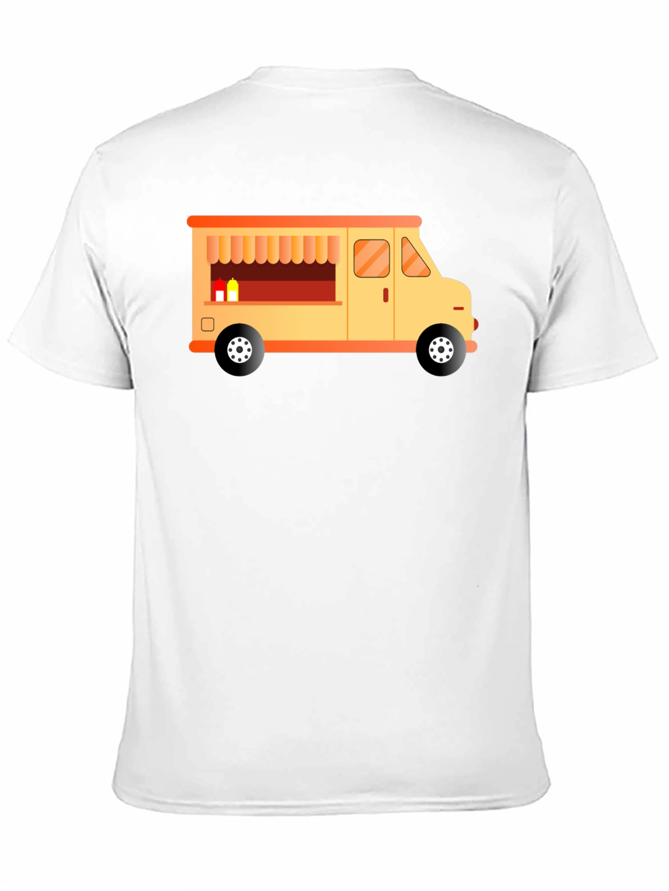 Black Food Truck Graphic Tee - Black view 11