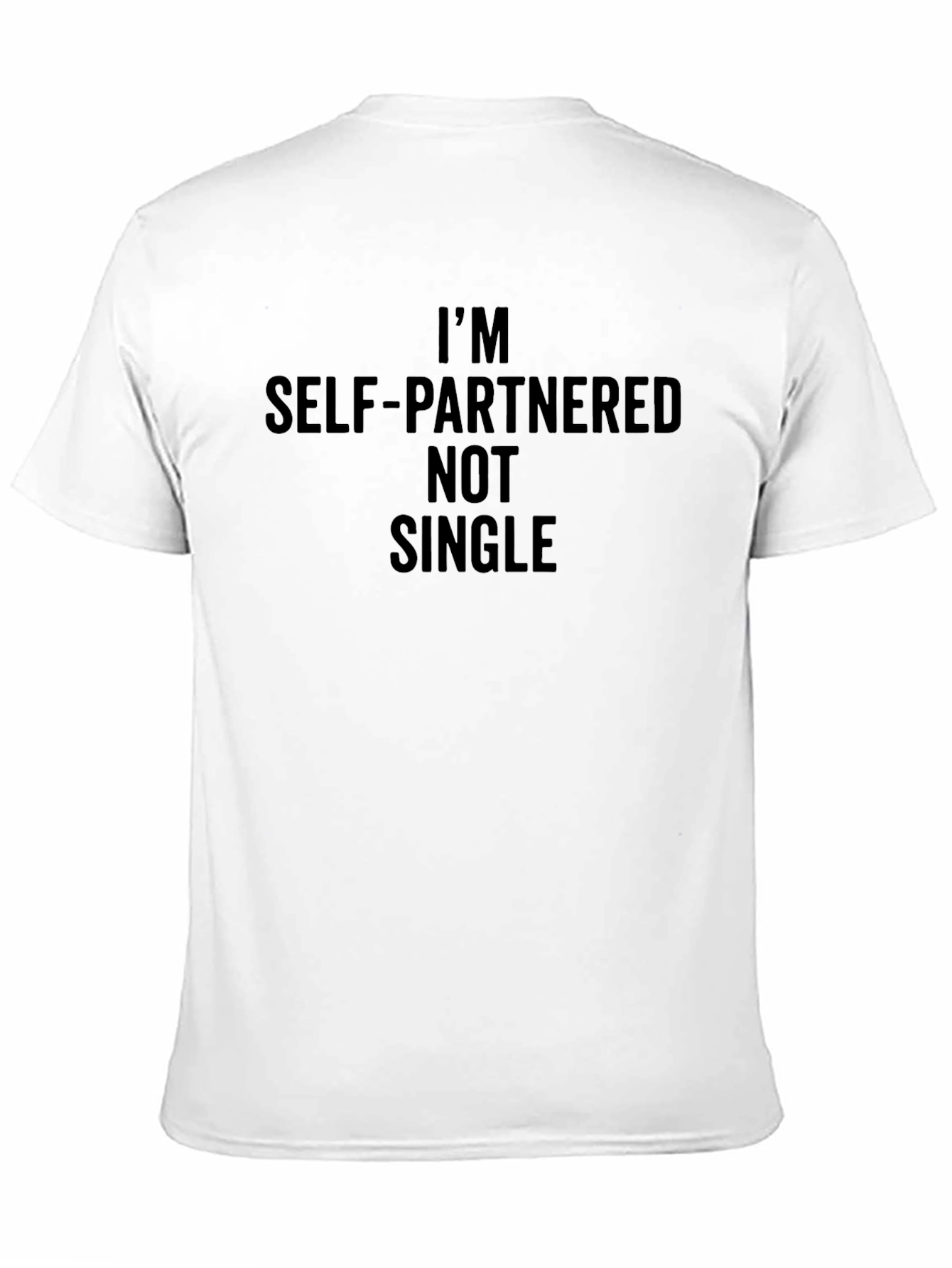 Black Self-Partnered T-Shirt: Unique & Stylish view 11