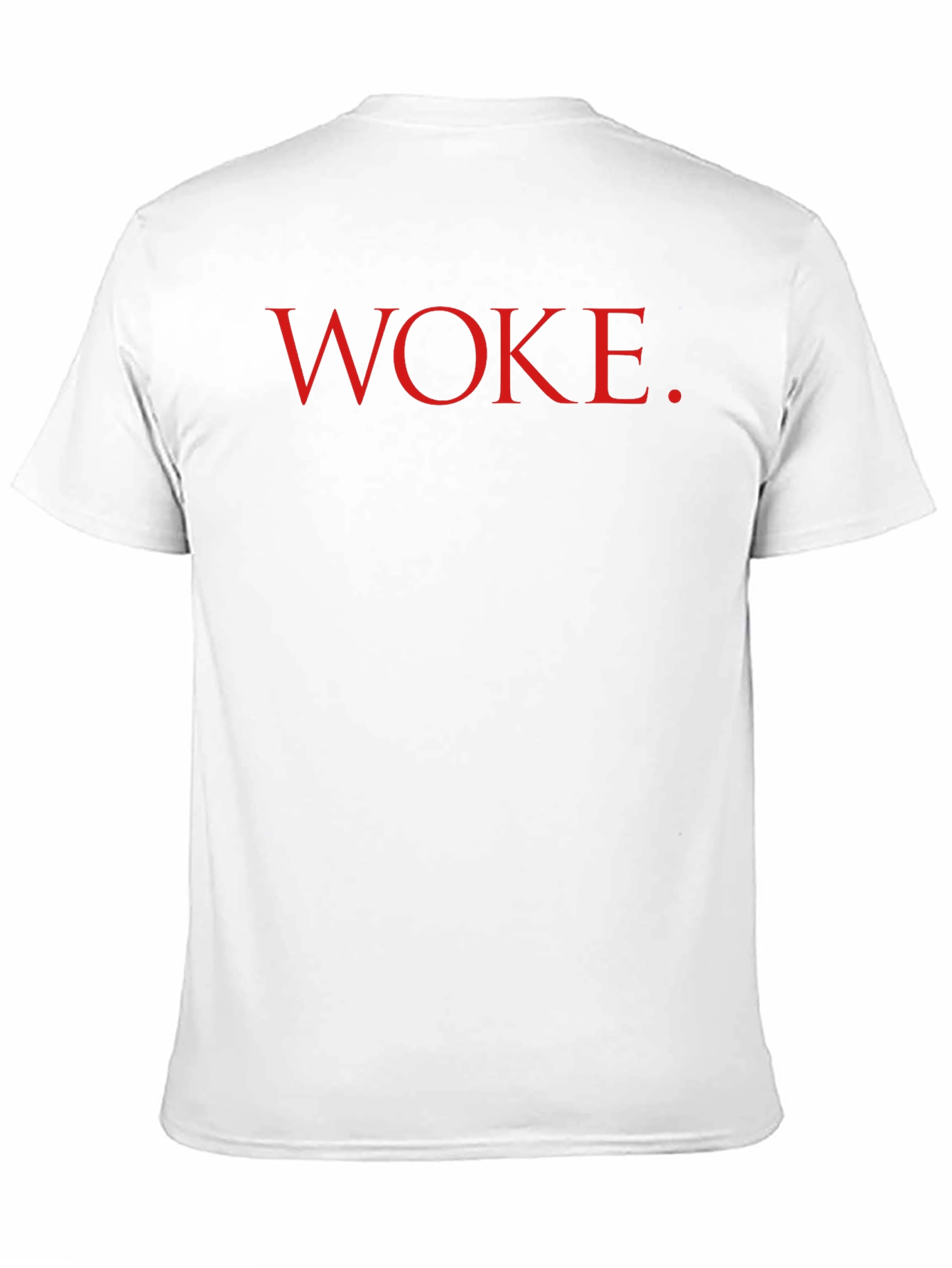 Black WOKE. Graphic Tee - Bold Statement T-Shirt view 11
