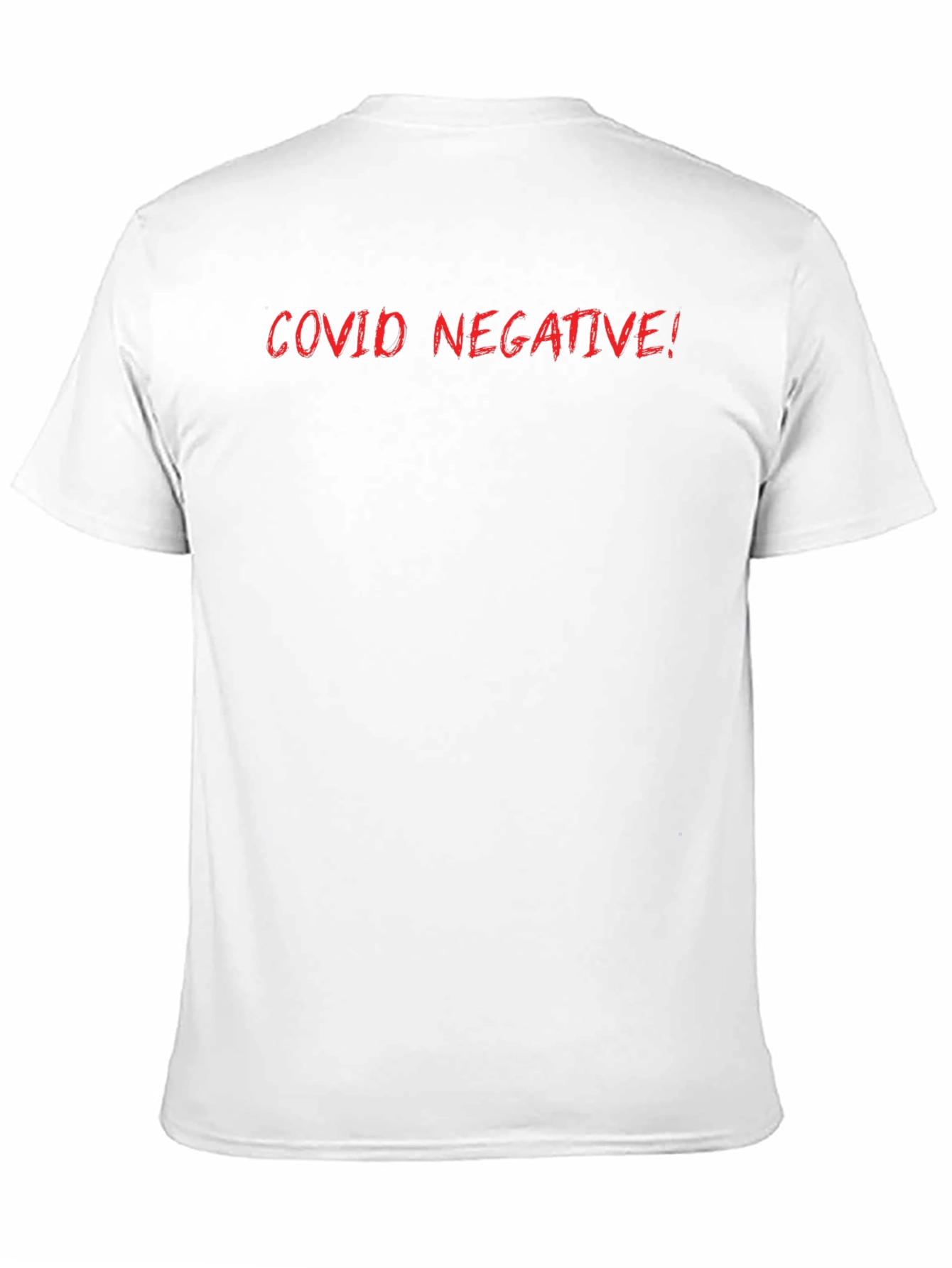 Black COVID Negative! Black Graphic Tee view 11