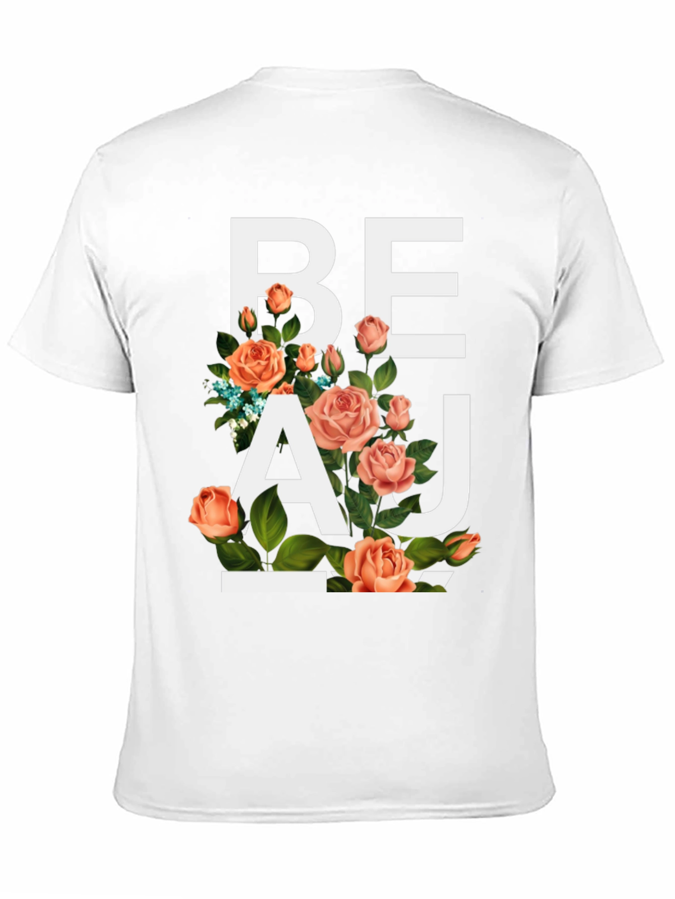 Black Floral Beau T-Shirt - Stylish Graphic Tee view 11