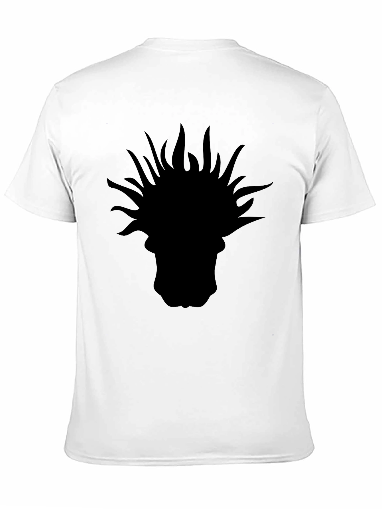 Black Silhouette Graphic Tee - Unique Design view 11