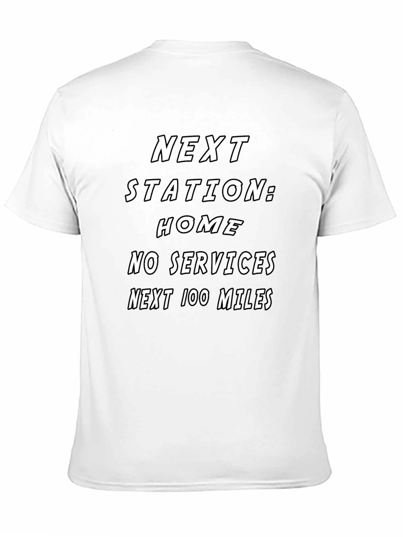Black Next Station Home Black T-Shirt view 11