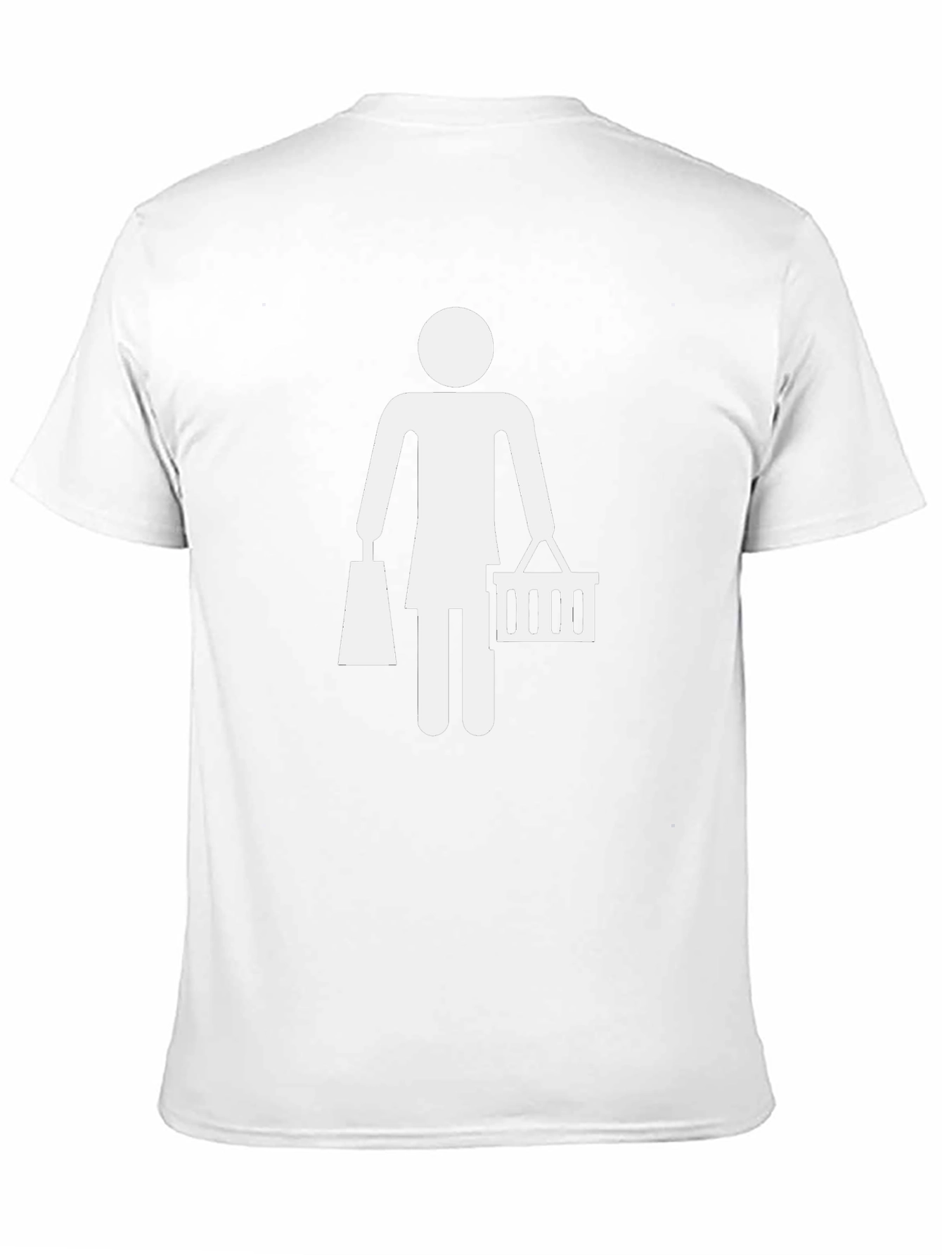 Black Woman Shopping Graphic Tee - Black view 11
