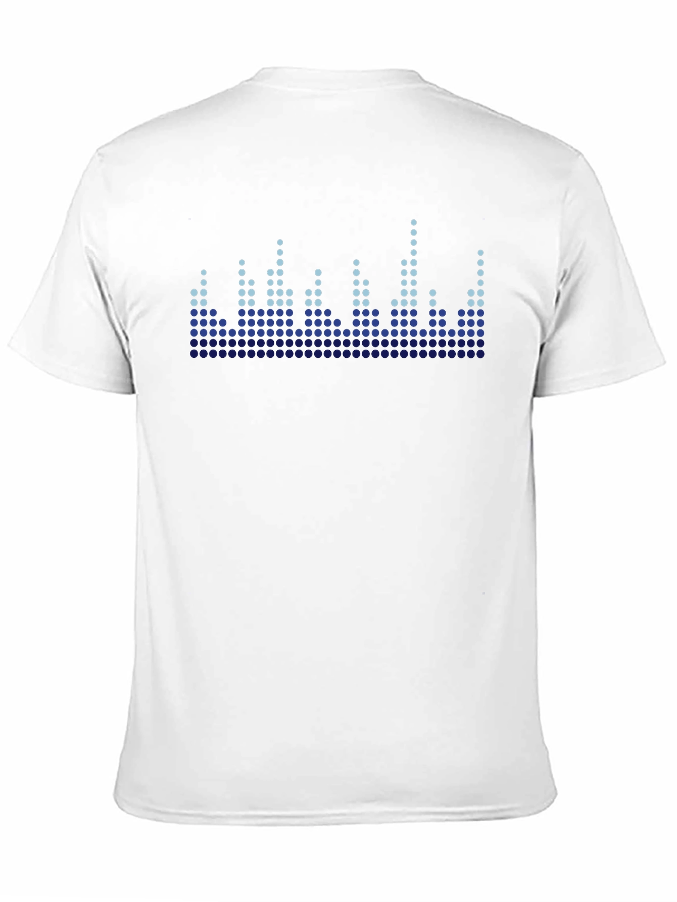 Black Cool Graphic Equalizer Black T-Shirt view 11