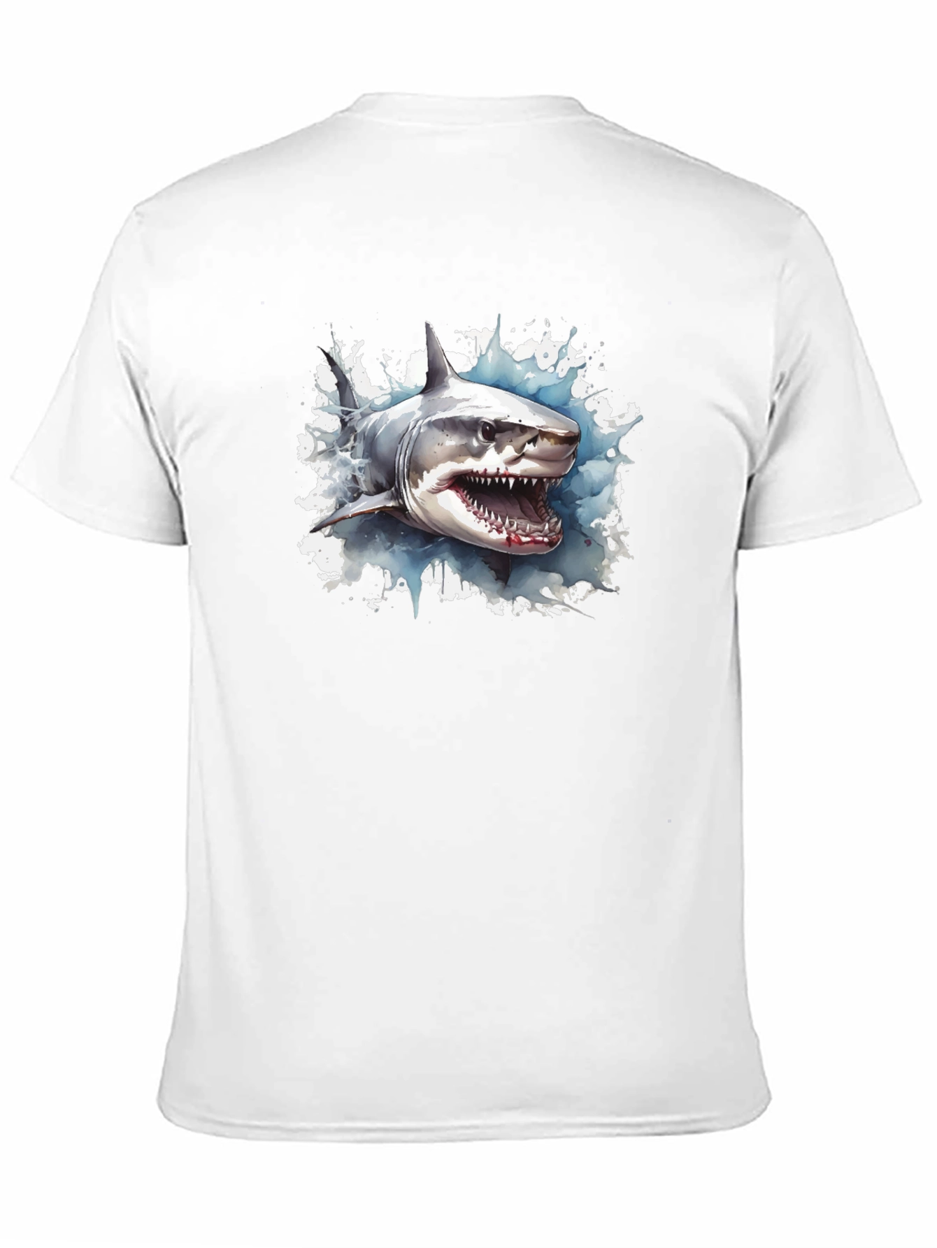 Black Shark Graphic Tee - Stylish Cotton Comfort view 11