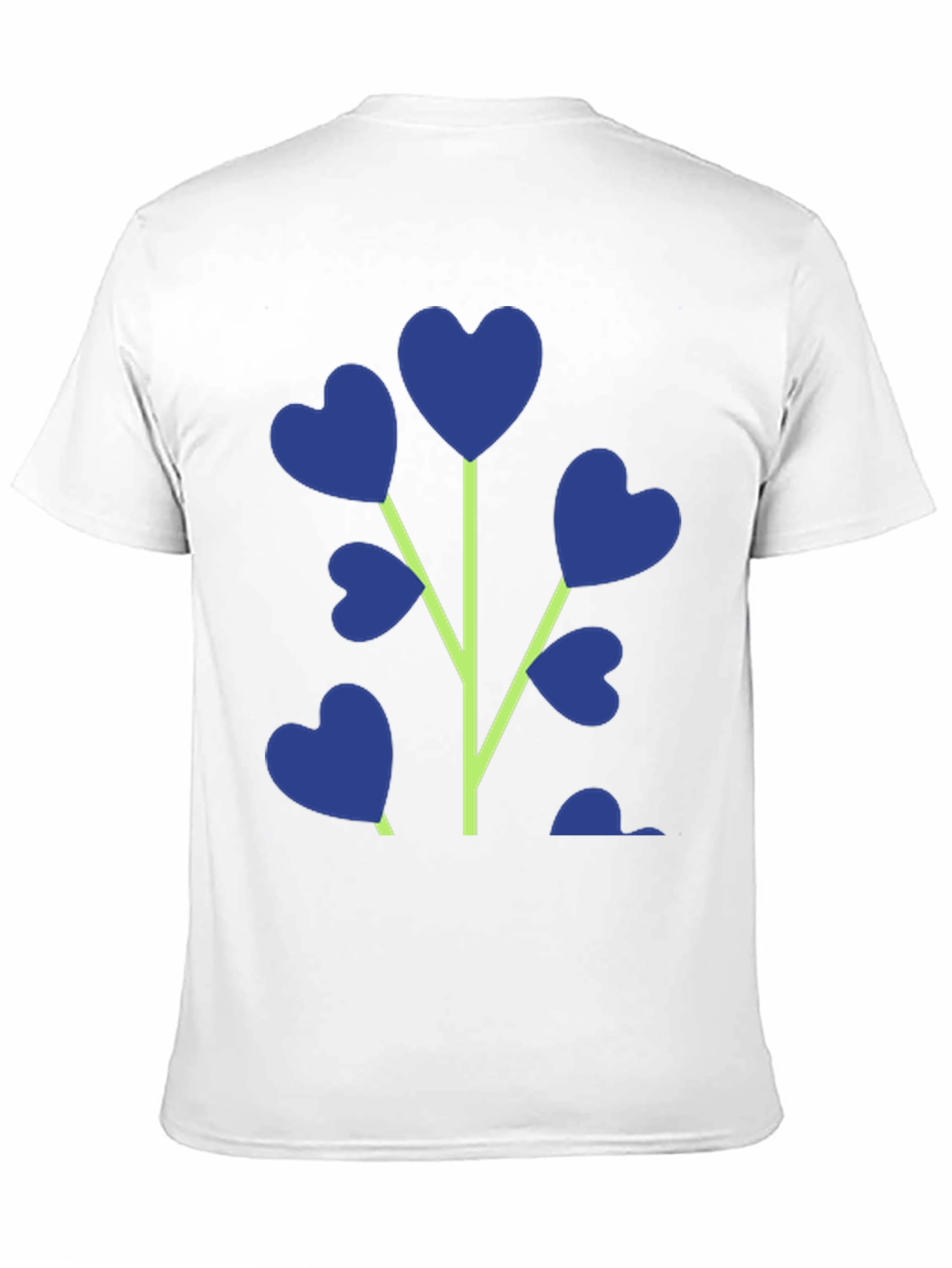 Black Heart Plant Graphic T-Shirt - Stylish Men's Tee view 11