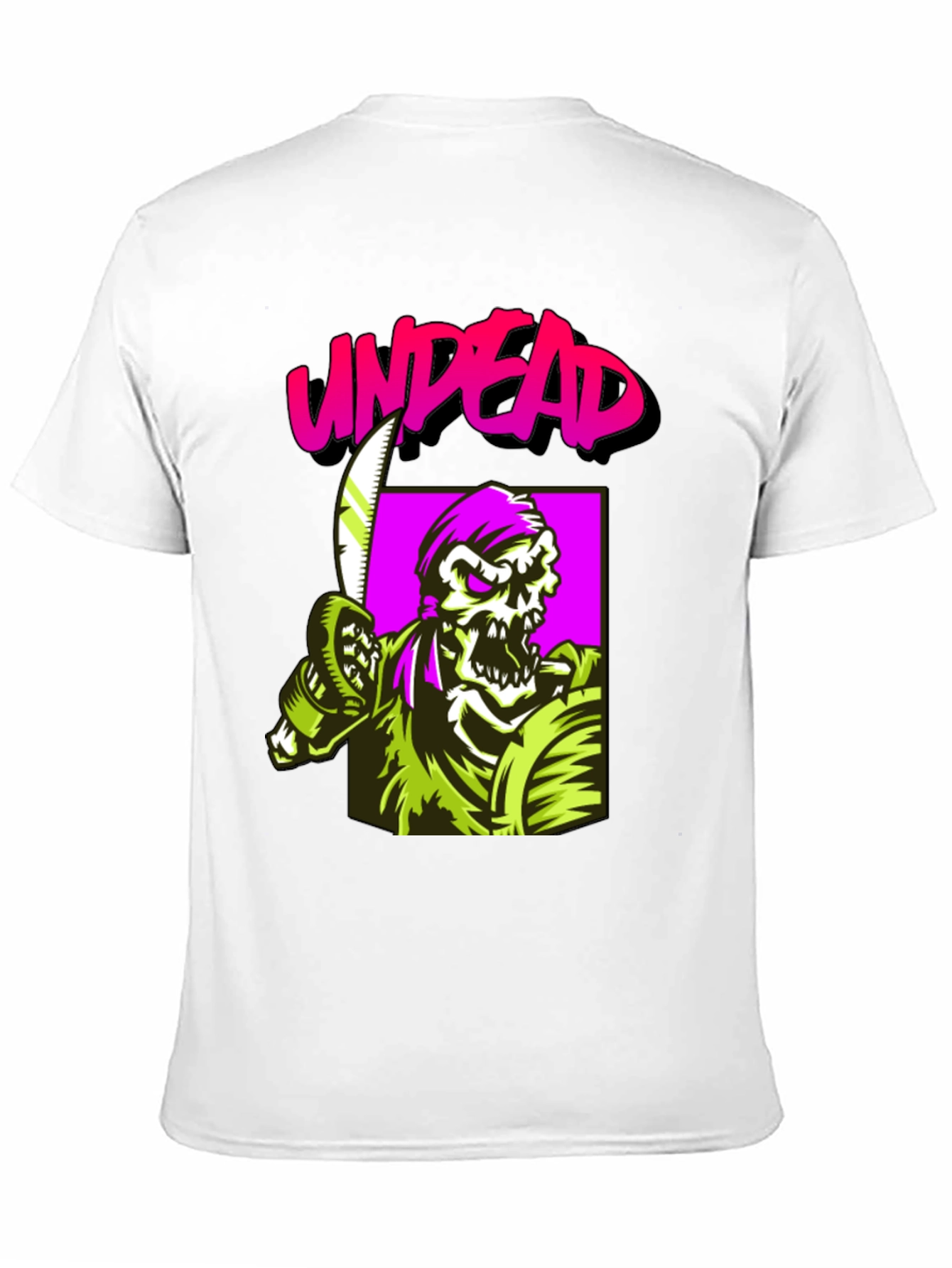 Black Undead Graphic Tee - Black Cotton Shirt view 11