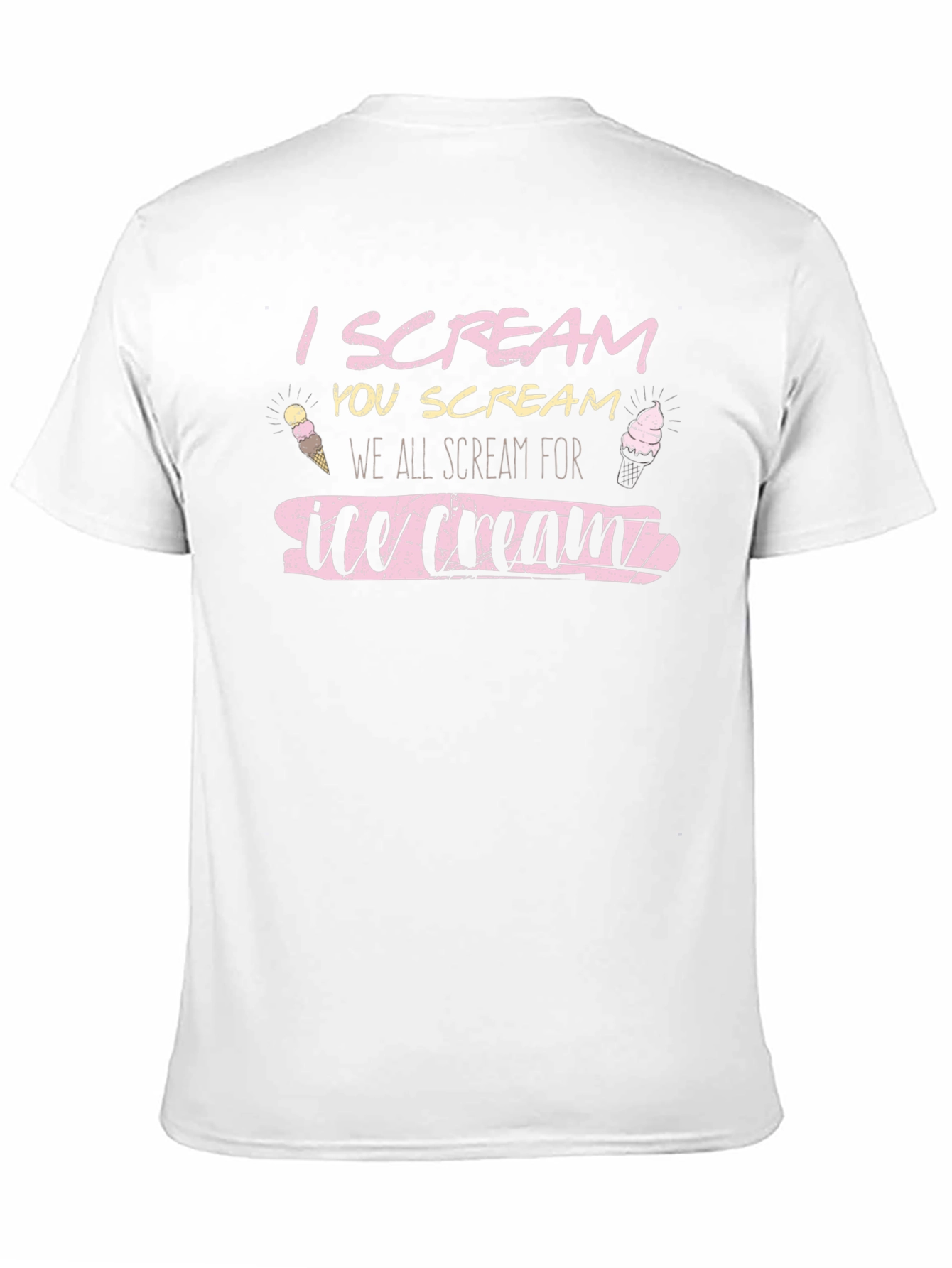 Black I Scream for Ice Cream Graphic Tee view 11