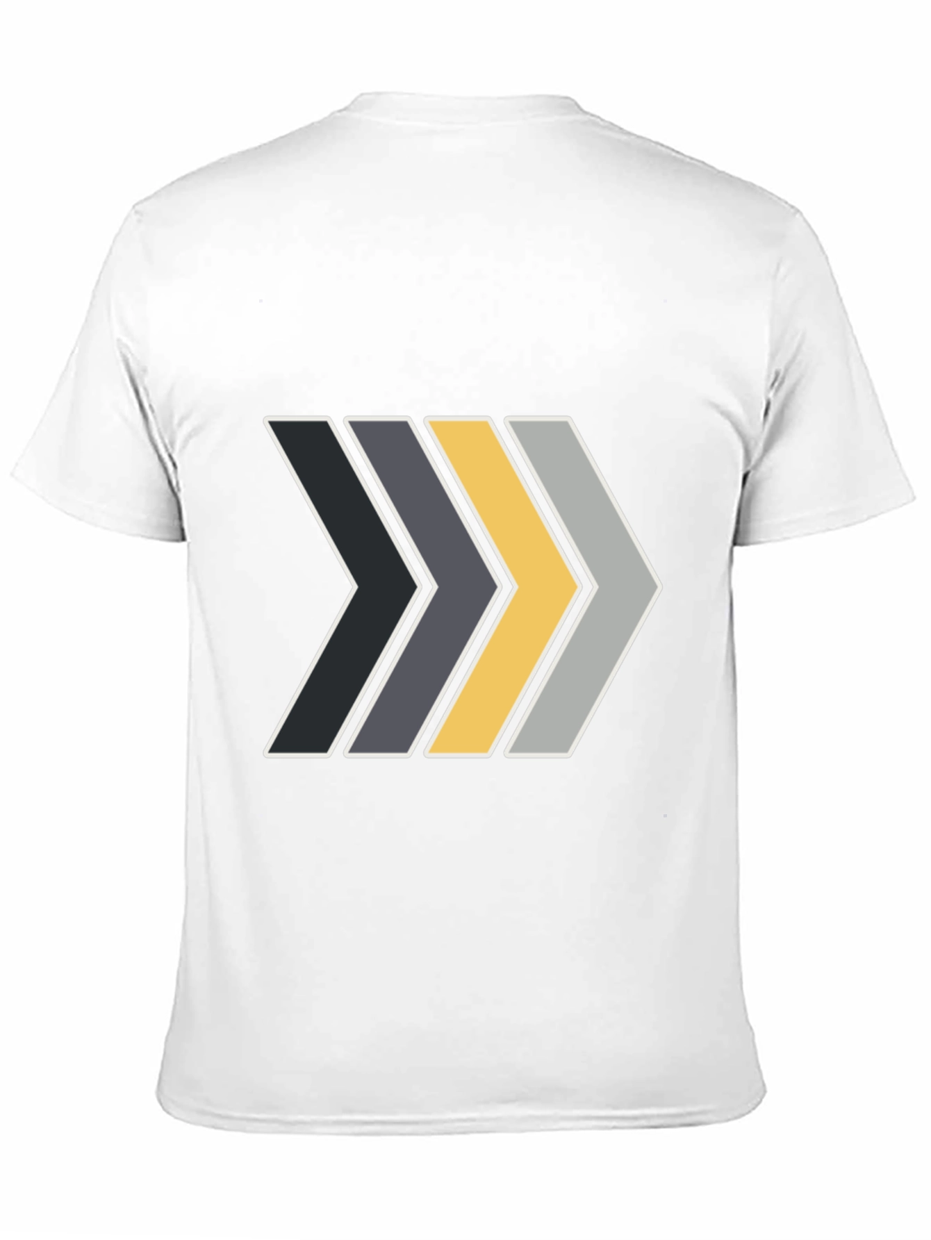 Black Stylish Arrow Graphic Tee - Modern Design view 11