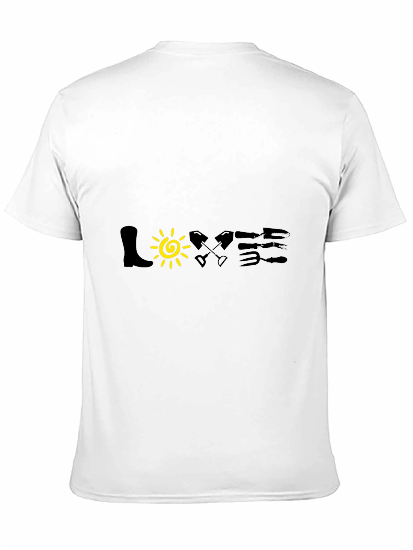 Black Gardening Lover T-Shirt - Black view 11
