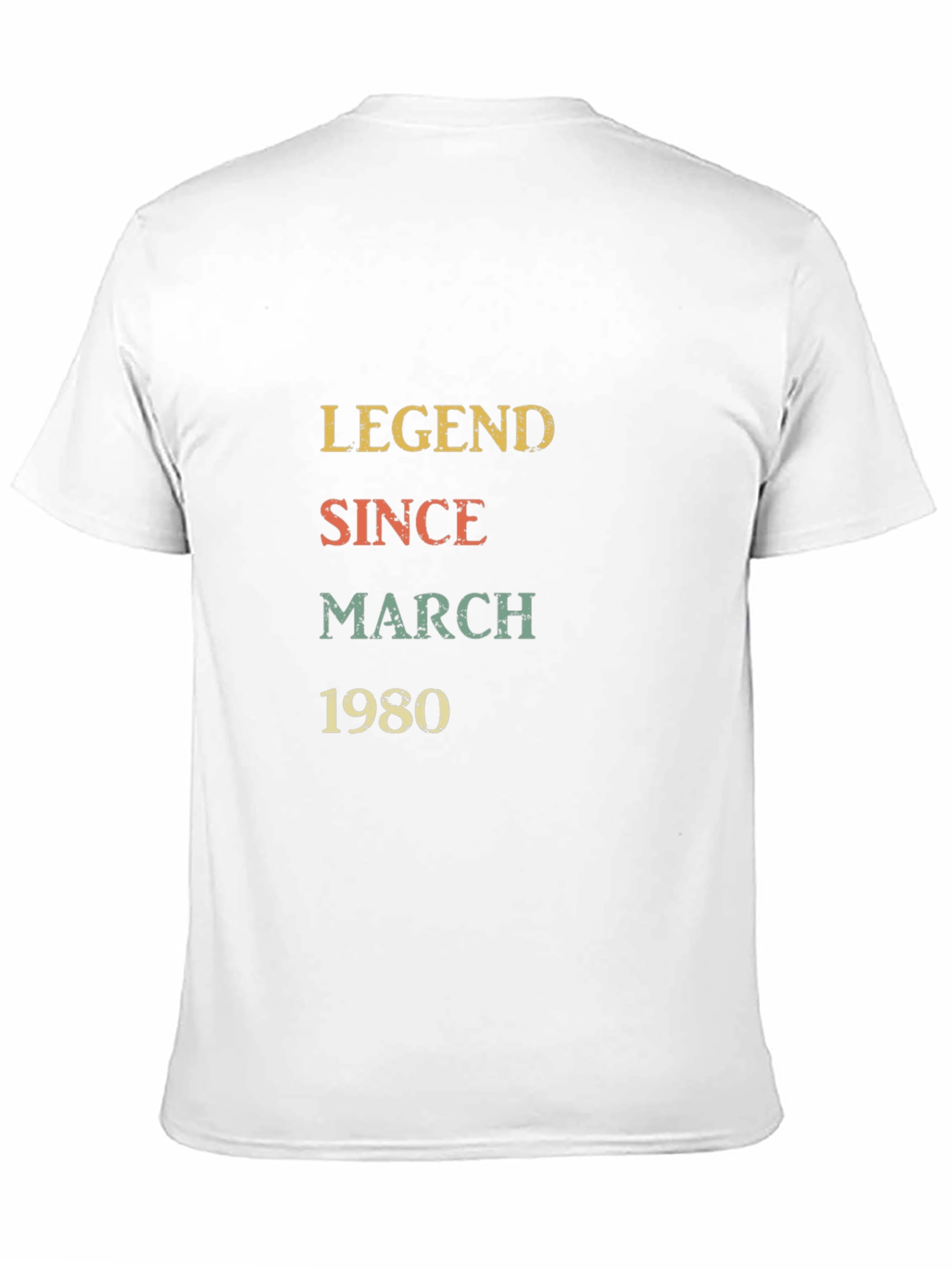 Black Legend Since March 1980 - Men's Graphic Tee view 11