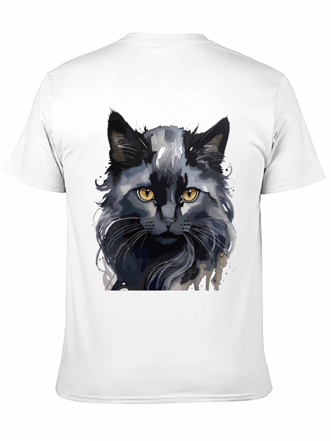 Black Black Cat Graphic T-Shirt view 11
