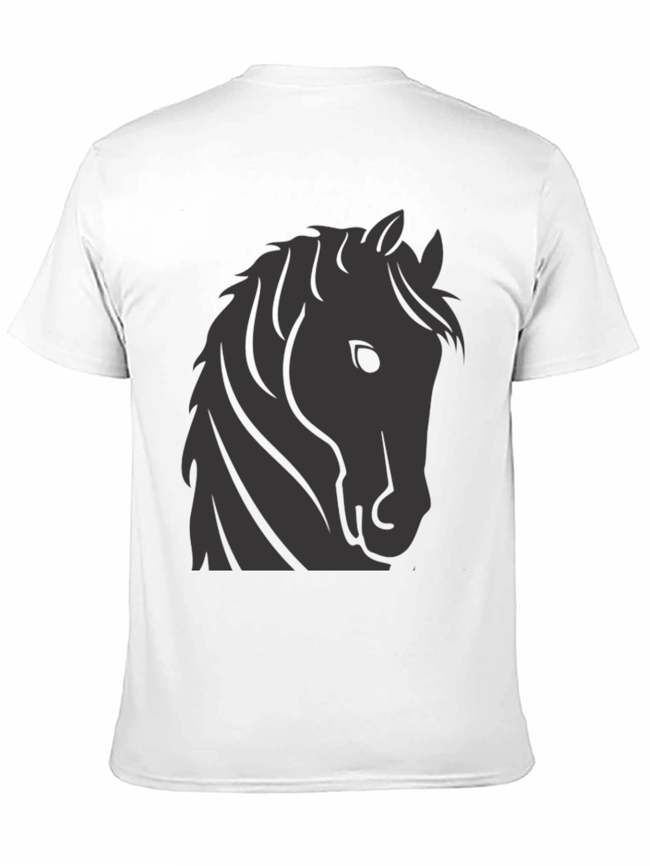 Black Horse Graphic Tee - Stylish Black T-Shirt view 11