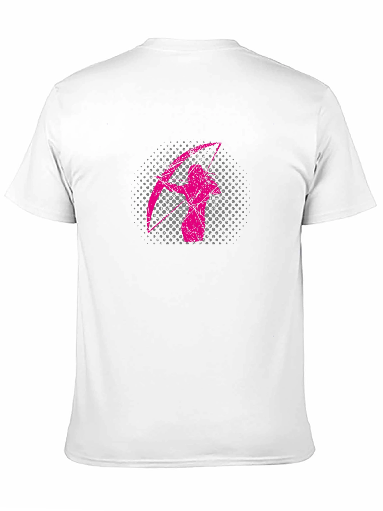 Black Pink Archer Graphic Black T-Shirt view 11