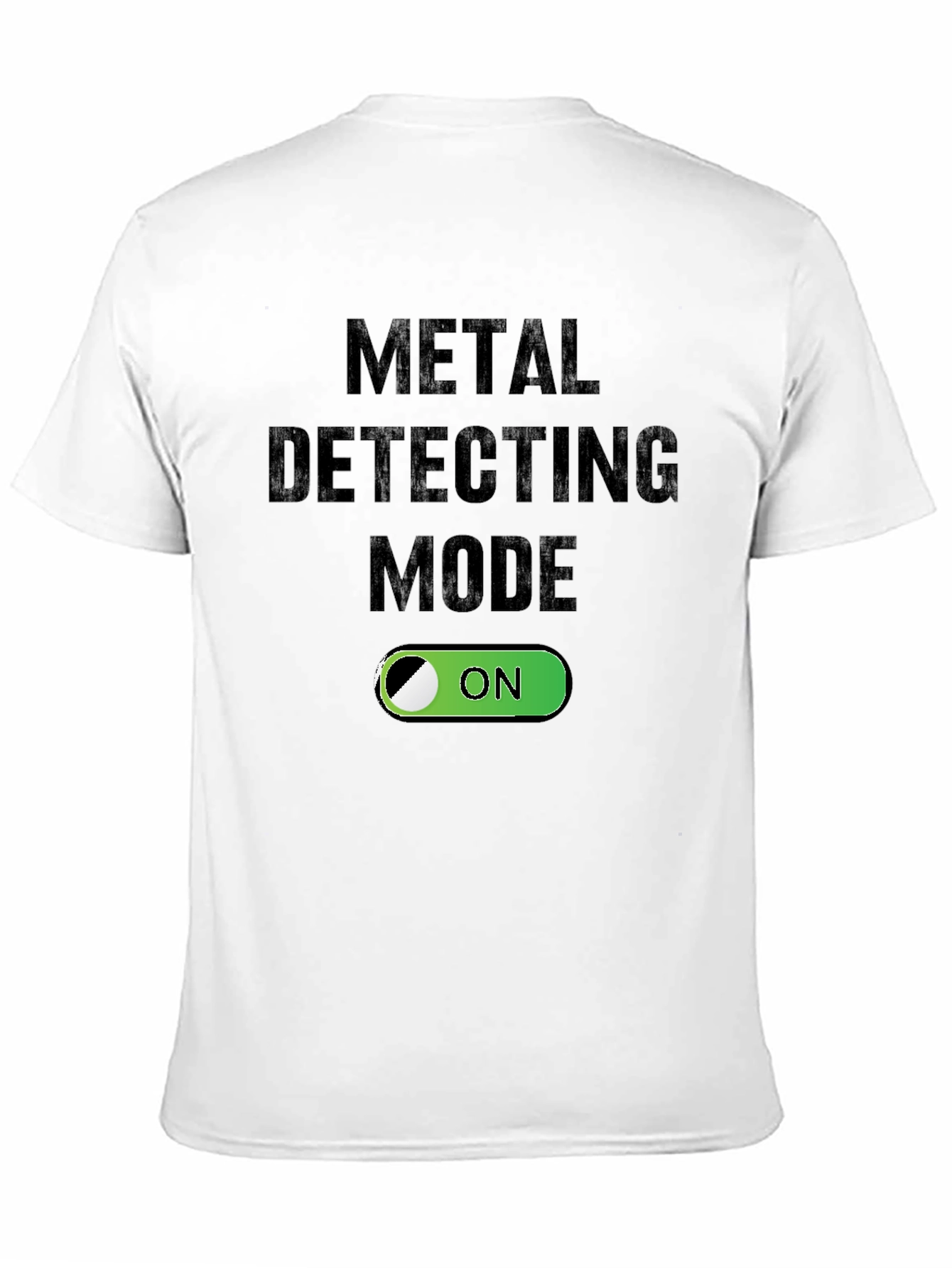 Black Metal Detecting Mode On T-Shirt view 11