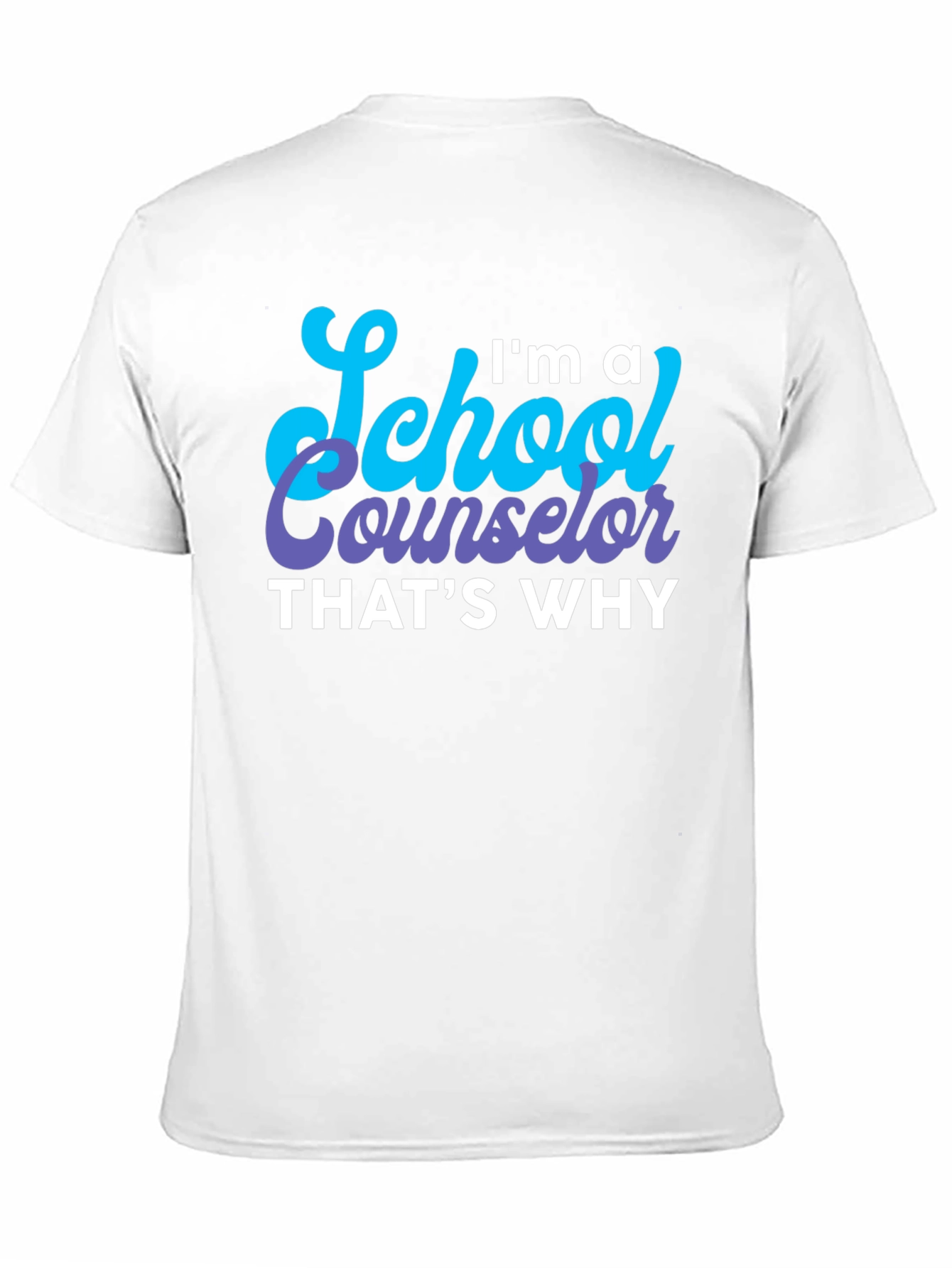 Black School Counselor Graphic T-Shirt view 11