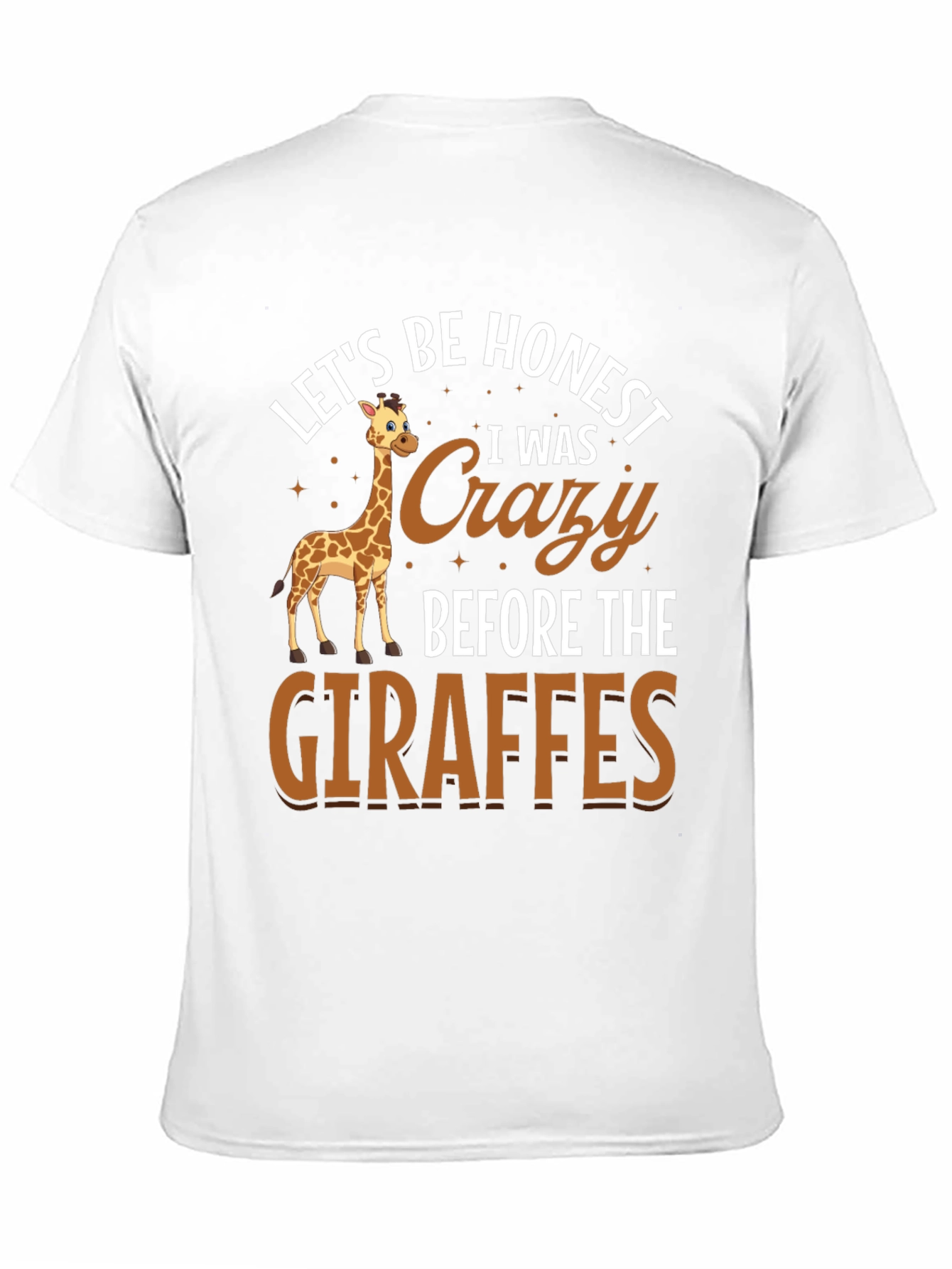 Black Crazy About Giraffes Tee view 11