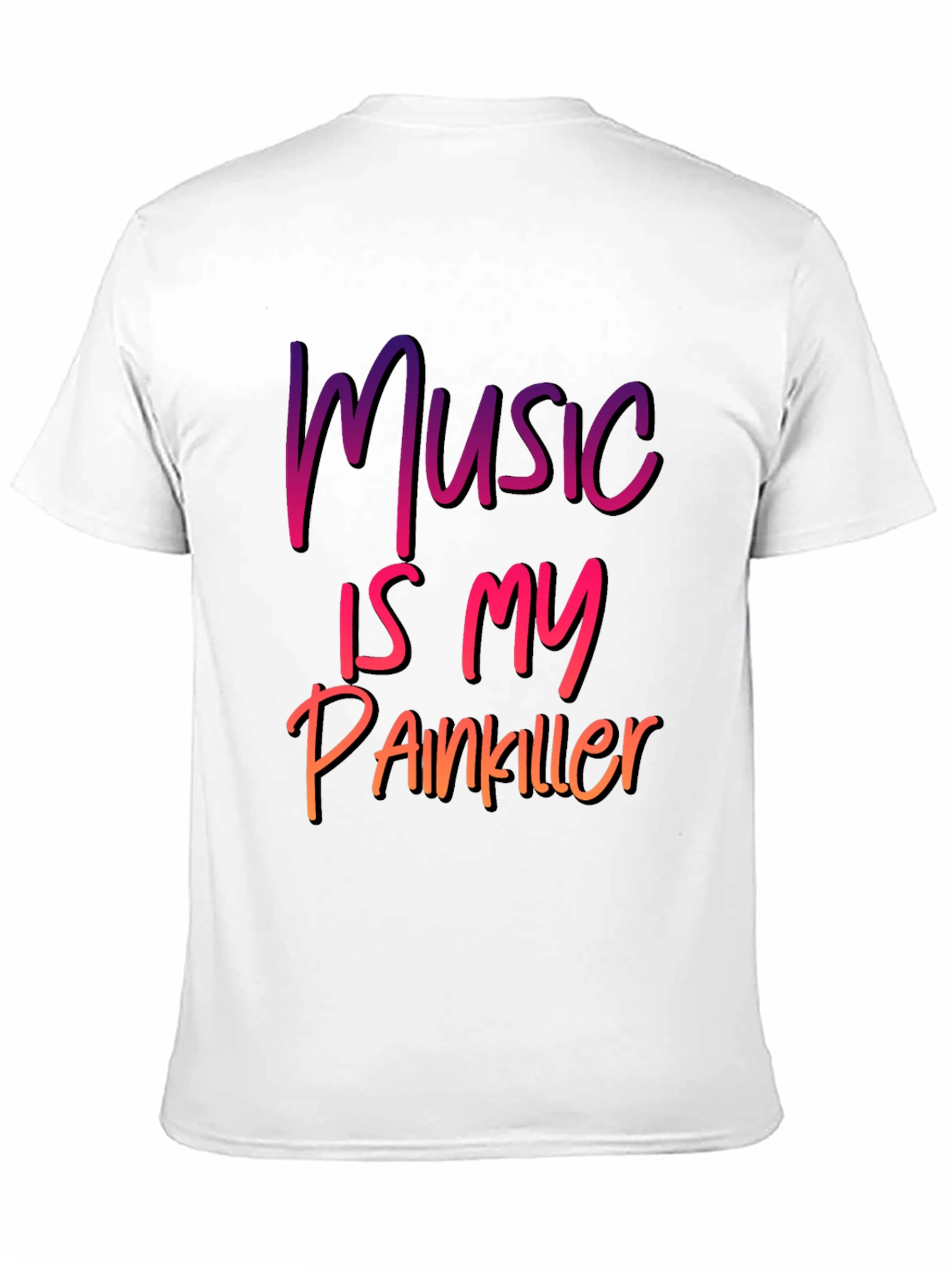 Black Music Is My Painkiller Graphic Tee view 11