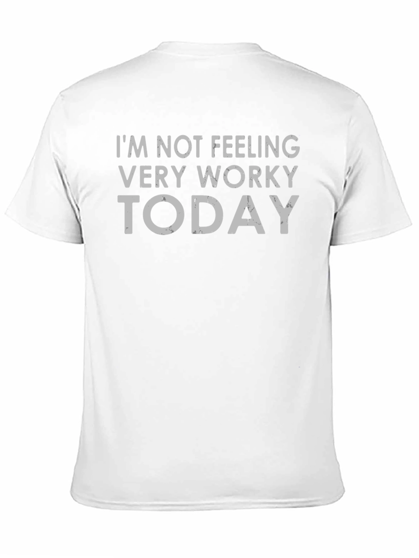 Black Funny 'Not Feeling Worky' Graphic T-Shirt view 11