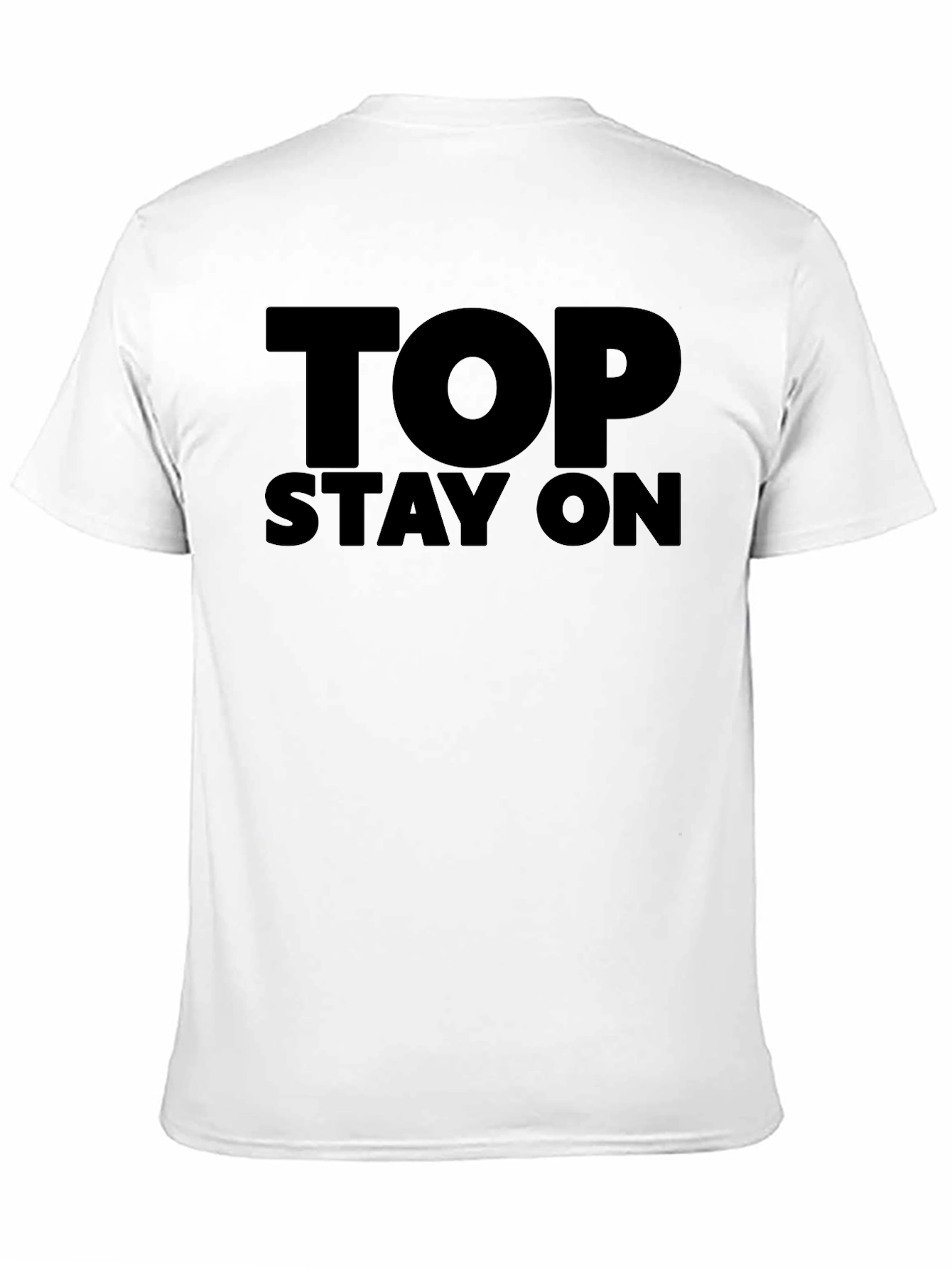 Black Top Stay On Graphic Black T-Shirt view 11