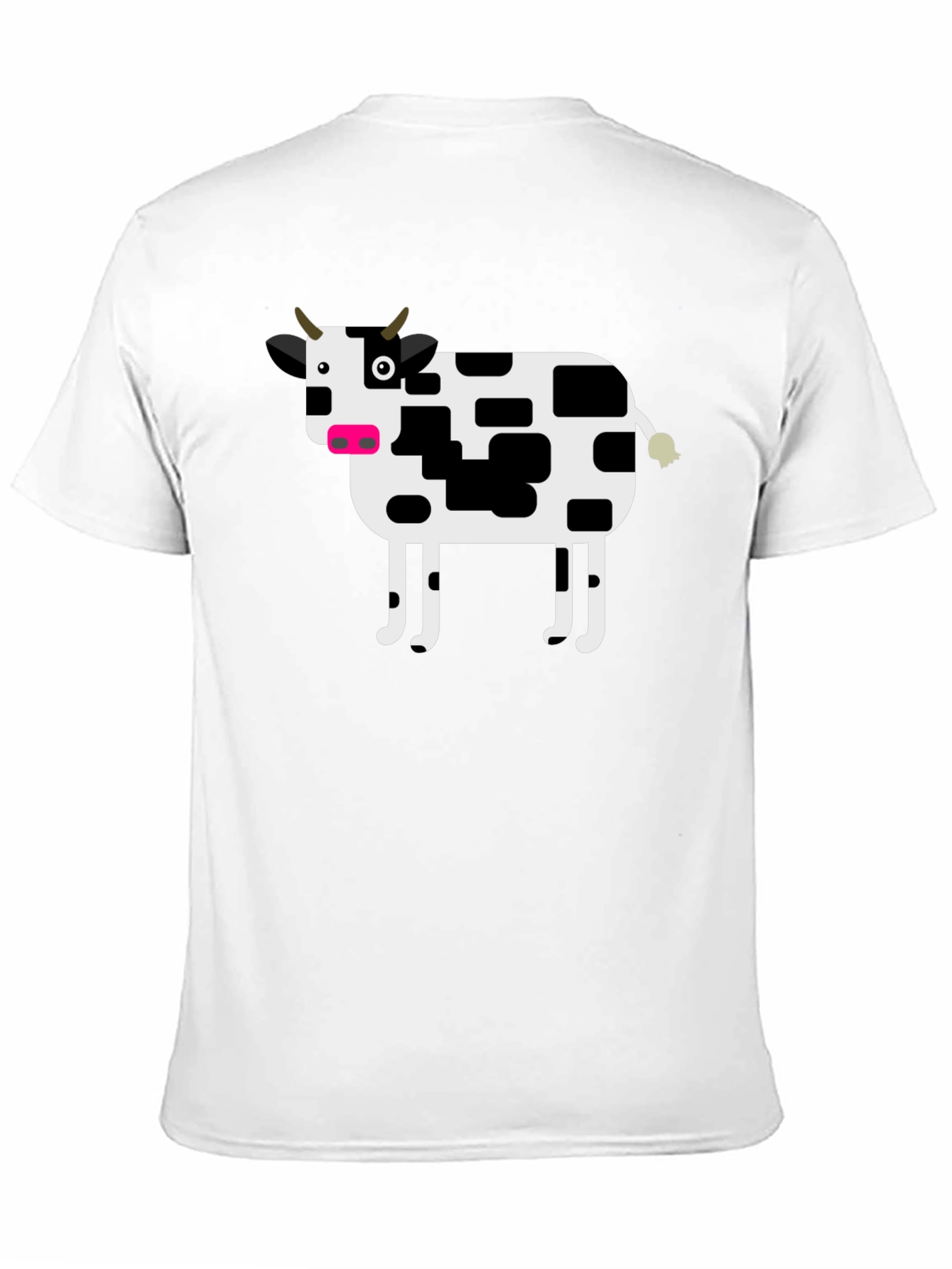 Black Cow Graphic T-Shirt - Black Cotton Tee view 11