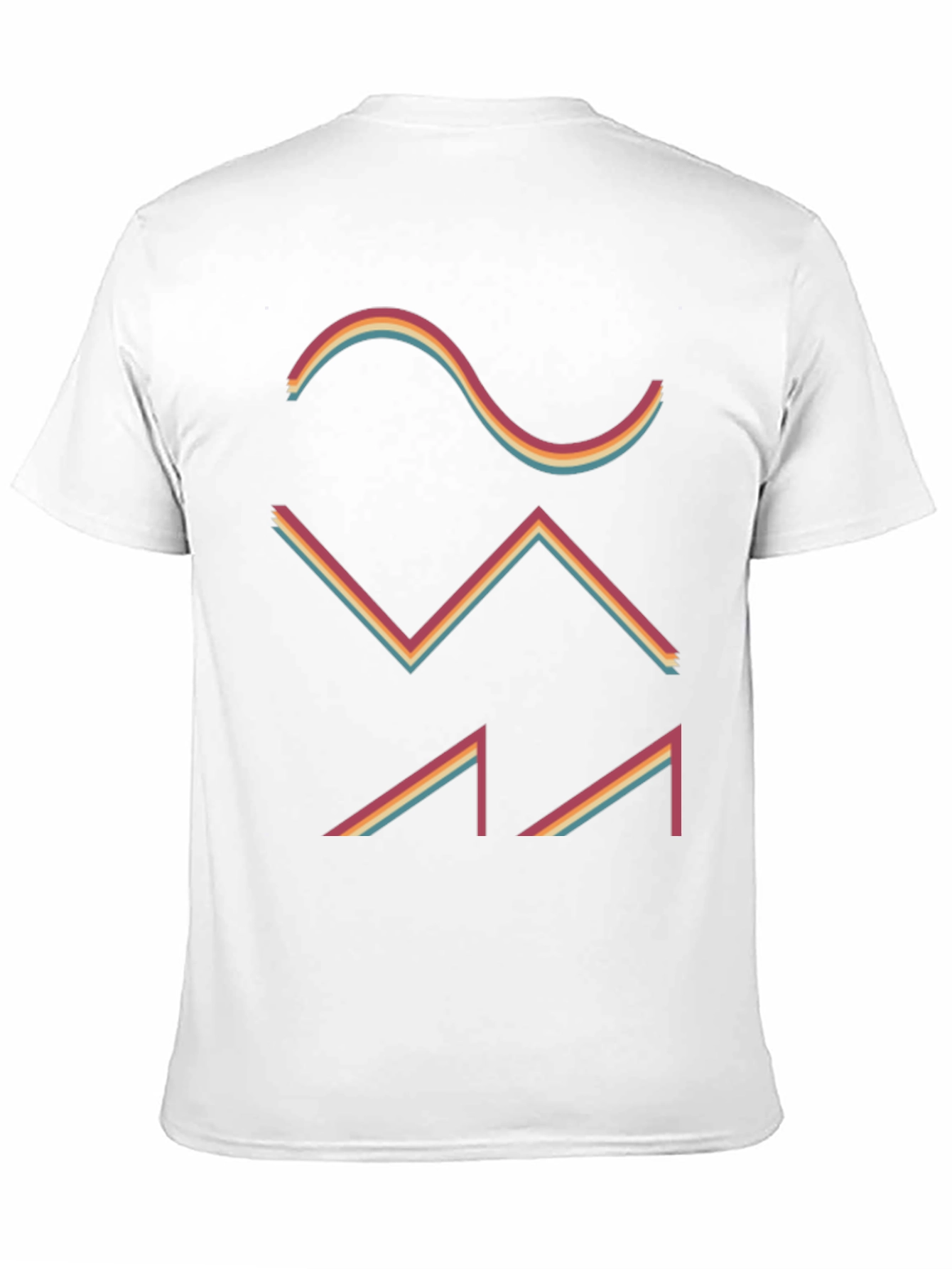 Black Retro Waveform Graphic Tee - Black view 11