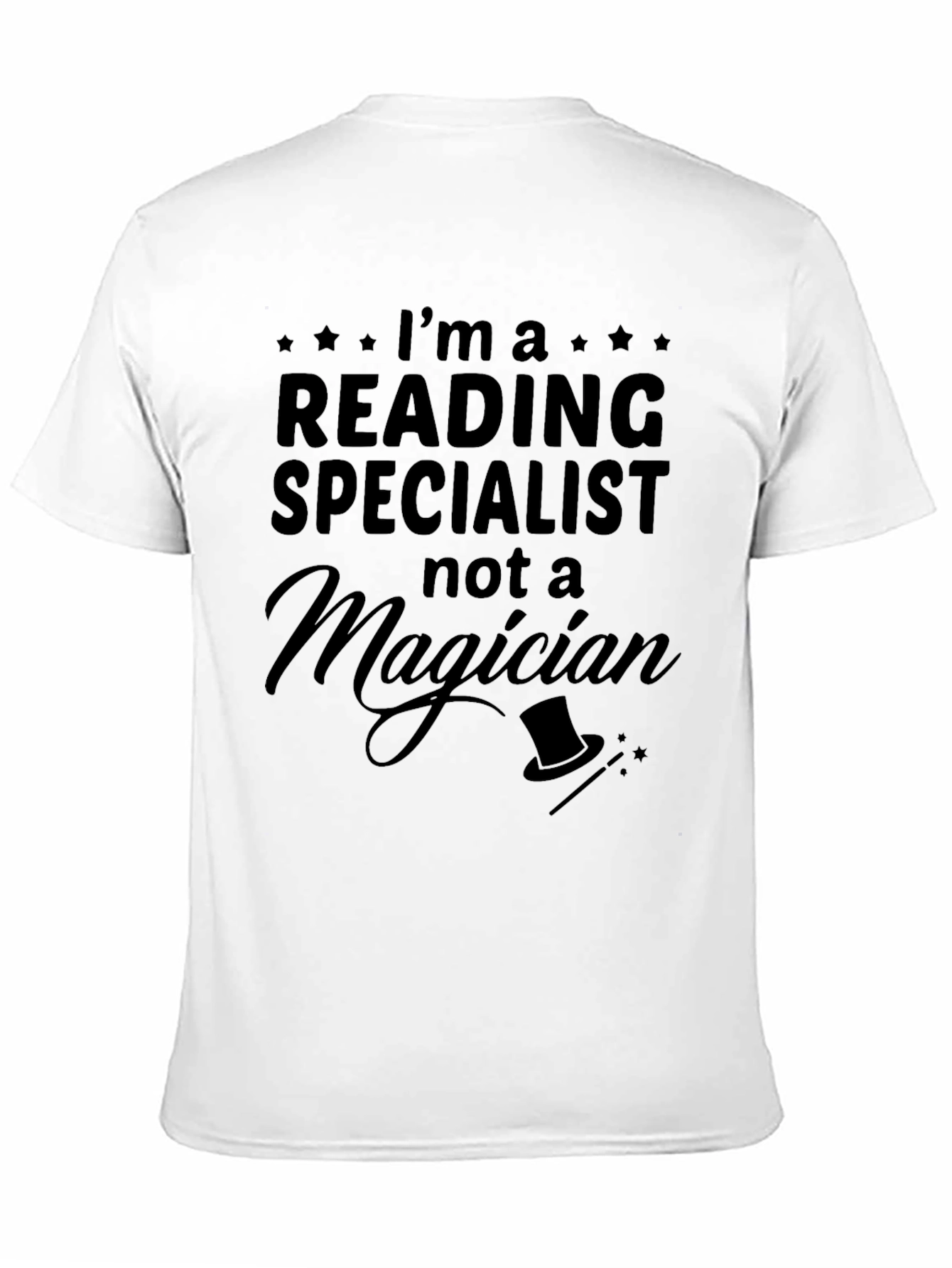 Black Reading Specialist T-Shirt view 11