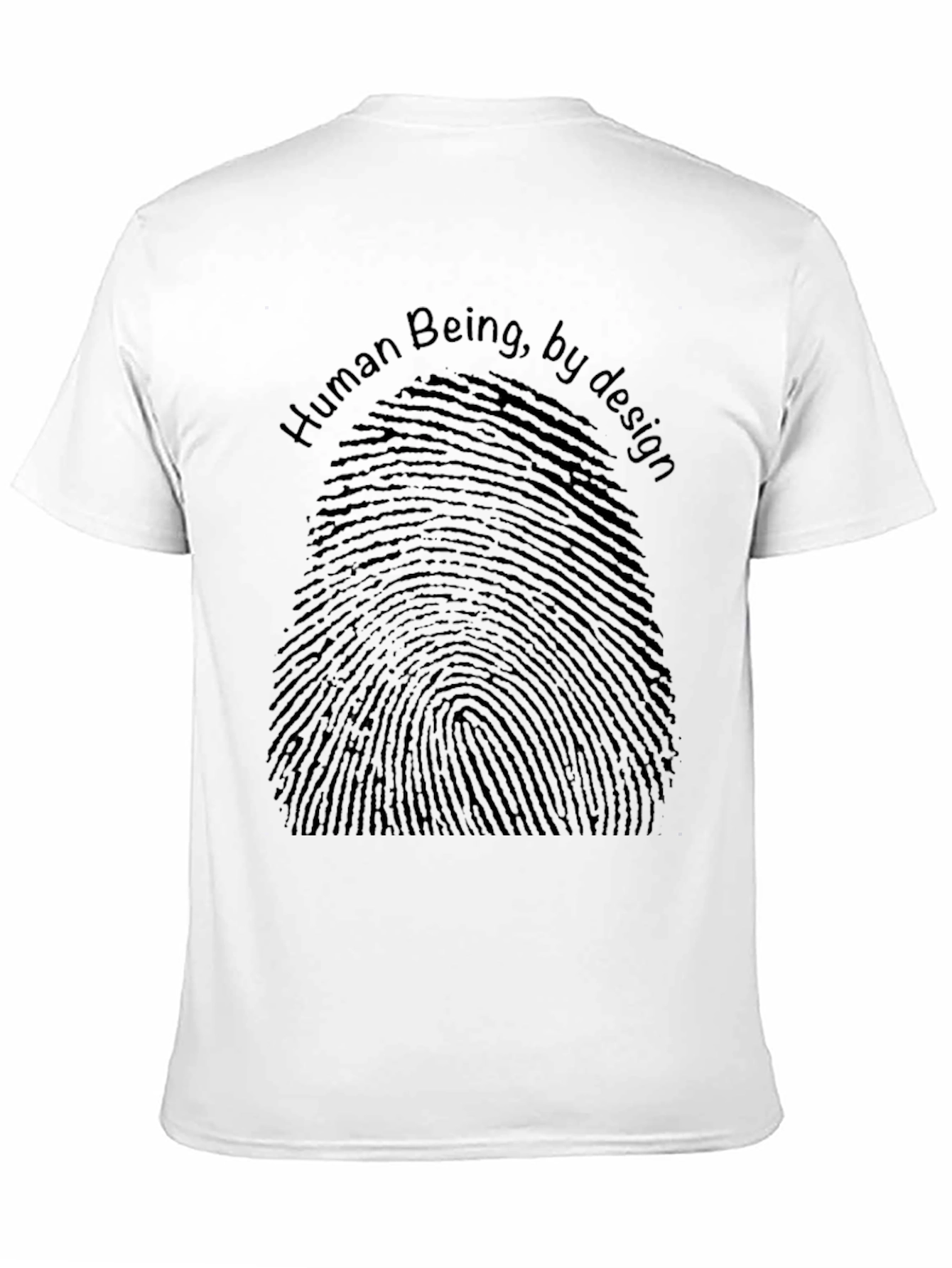Black Human Being by Design Graphic T-Shirt view 11