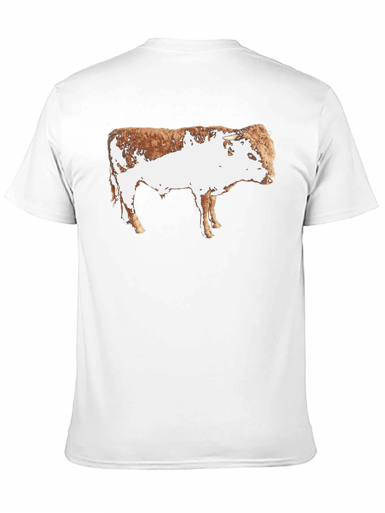 Black Cow Graphic Black T-Shirt - Animal Print Tee view 11