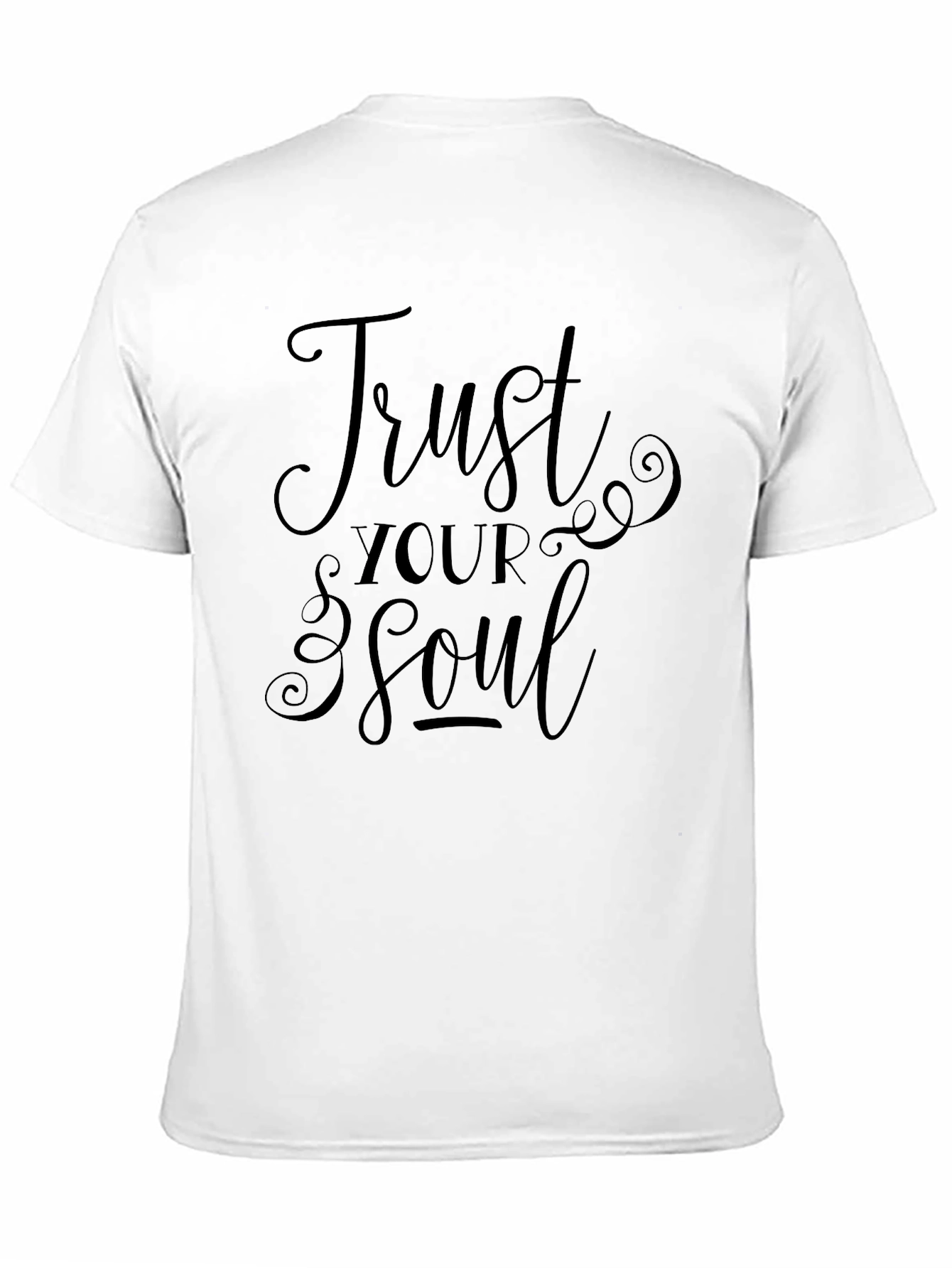 Black Trust Your Soul Black Graphic Tee view 11