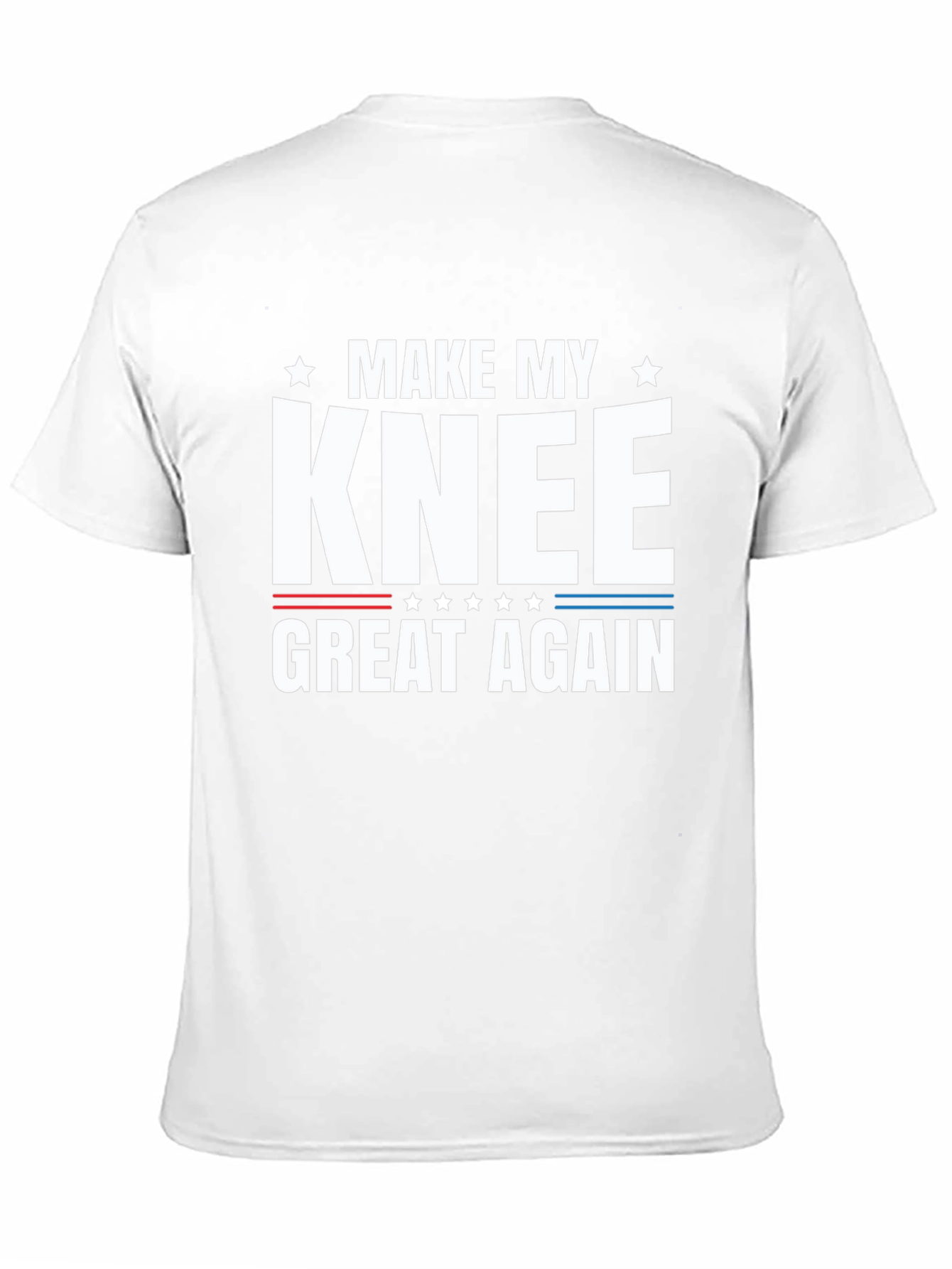 Black Make My Knee Great Again Graphic Tee view 11