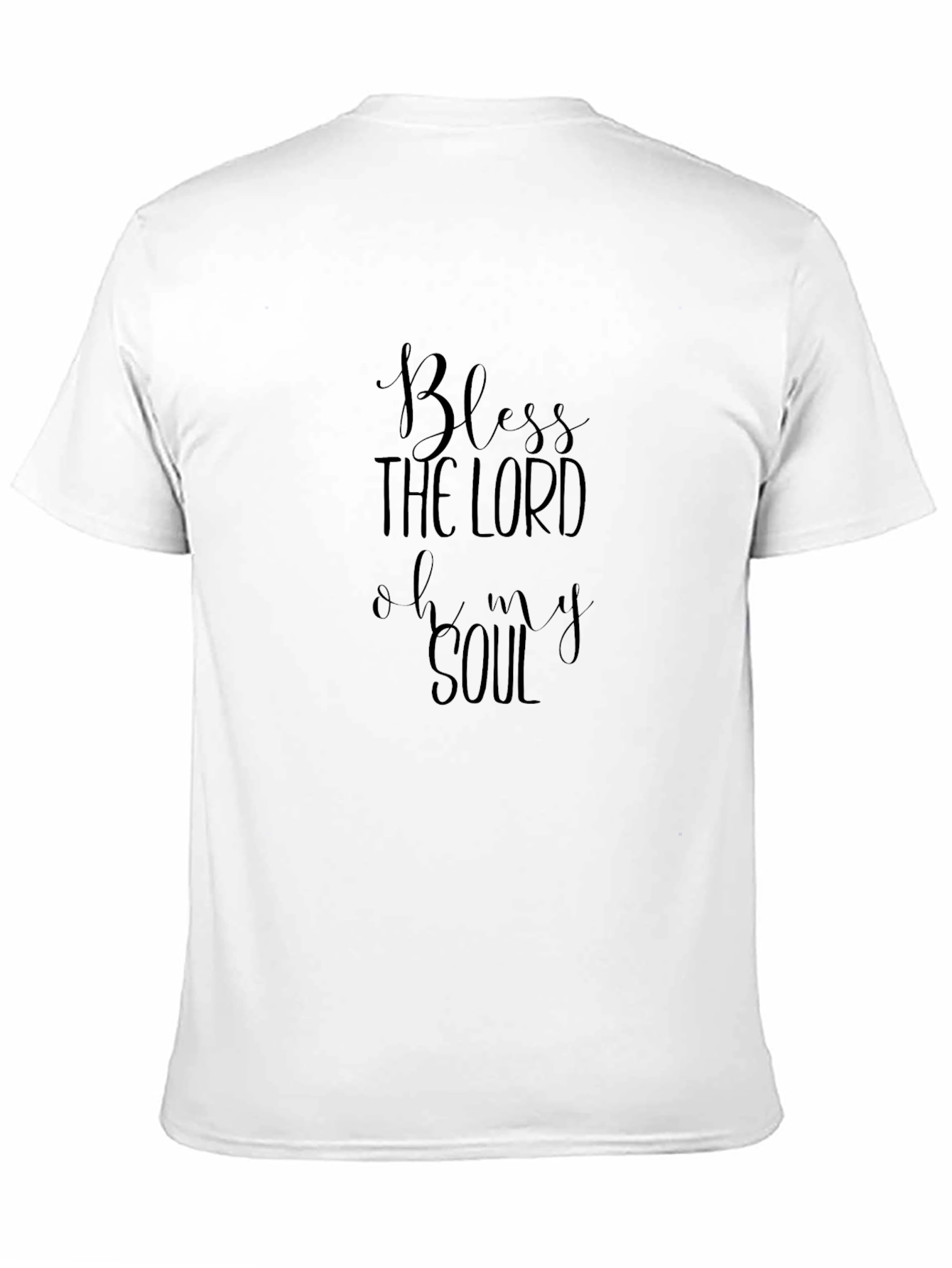 Black Bless the Lord Graphic Tee - Black view 11